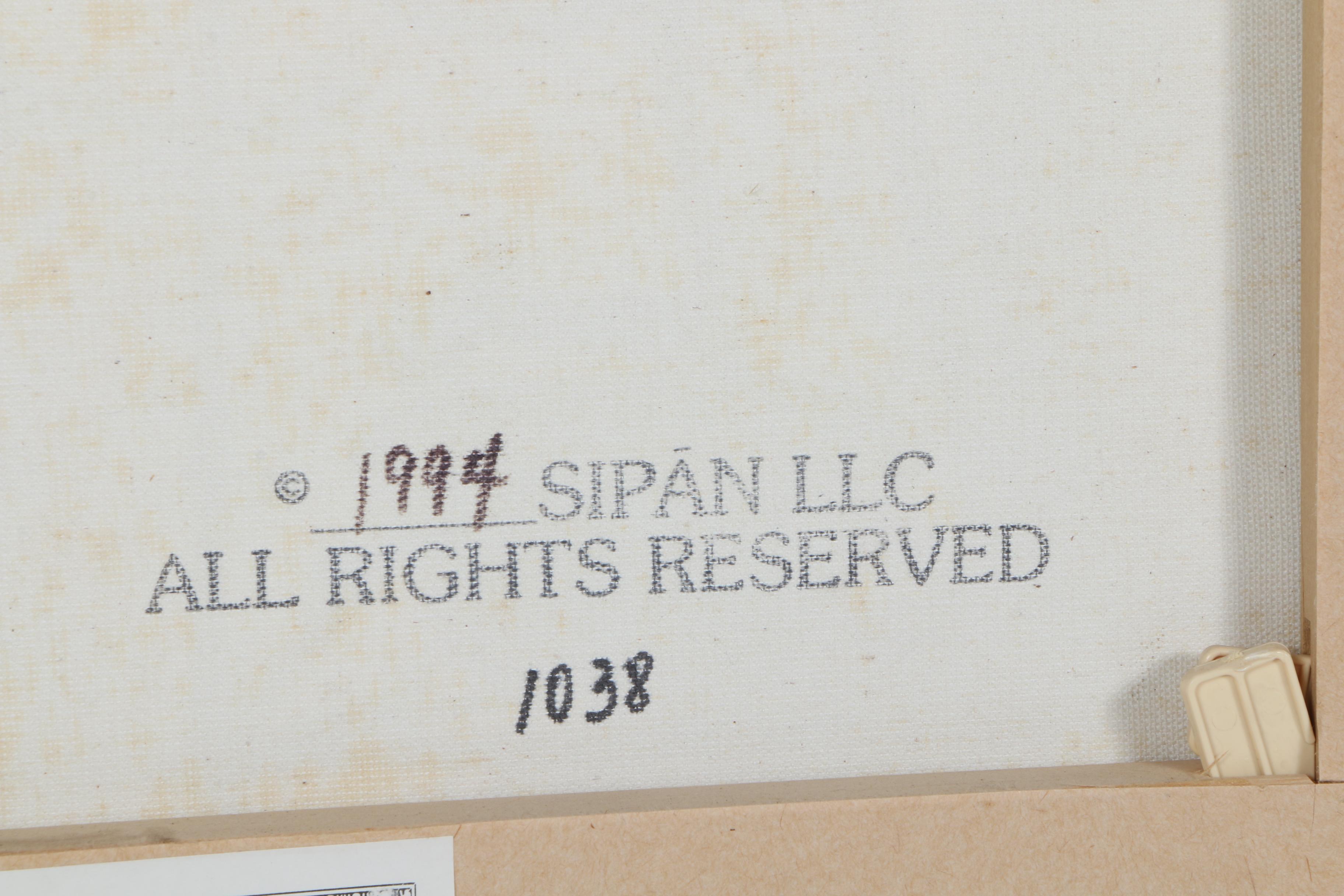 1994 Altino Villasante Oil on Canvas "Colonnade"