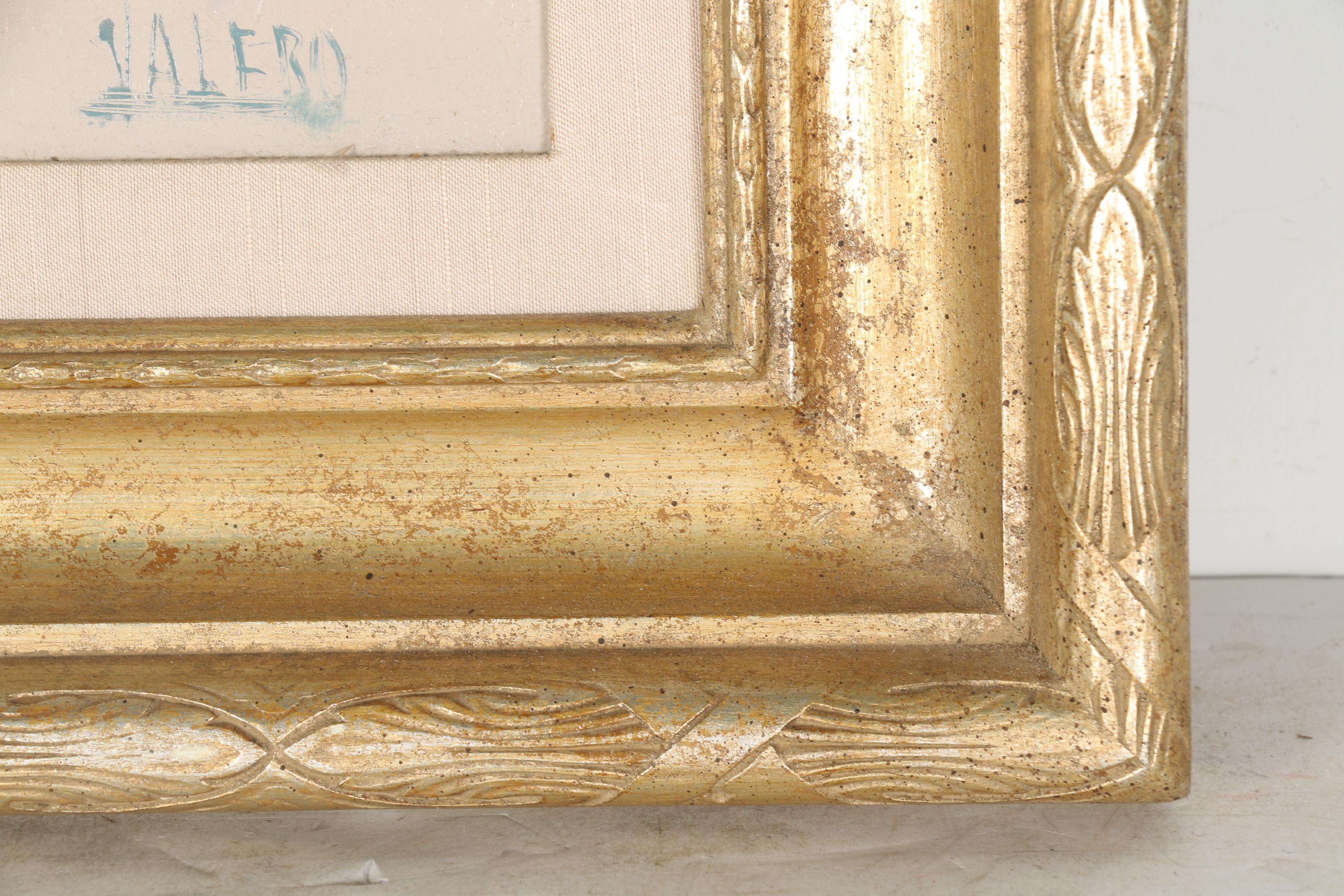 Rafael Velasco Valero Oil Painting on Canvas "Village Square"