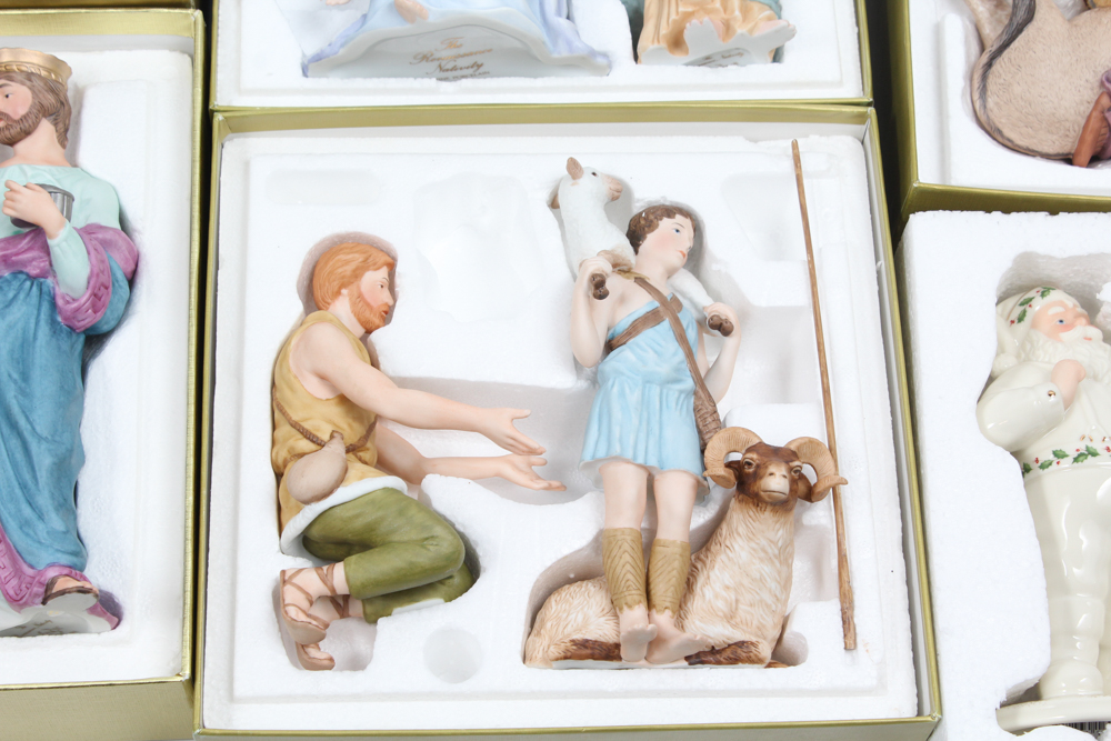 Lenox Renaissance Nativity Scene Figurine Set
