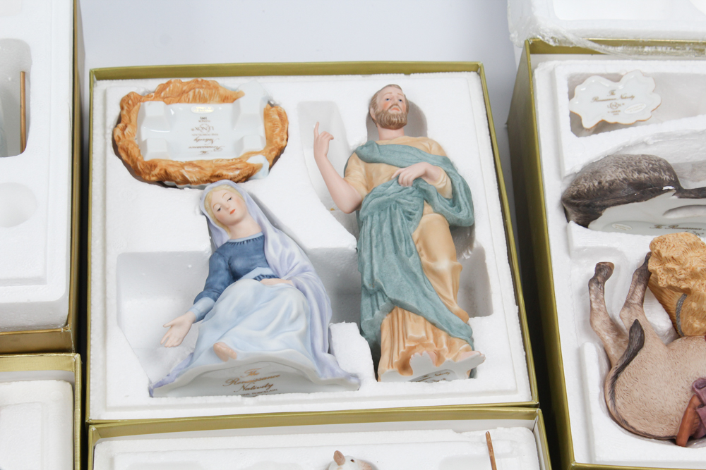 Lenox Renaissance Nativity Scene Figurine Set