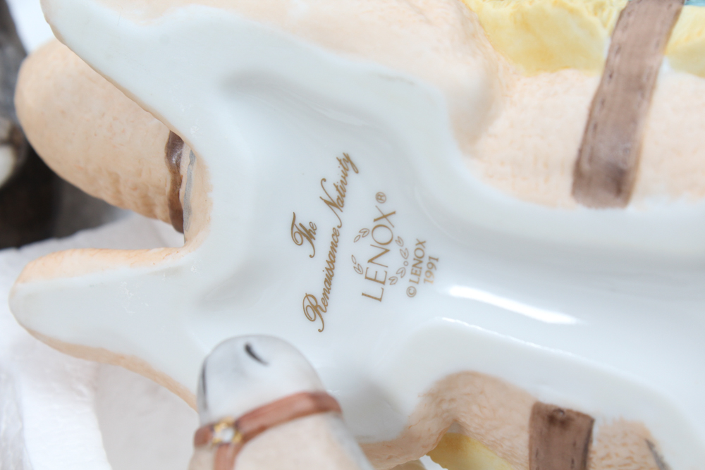 Lenox Renaissance Nativity Scene Figurine Set