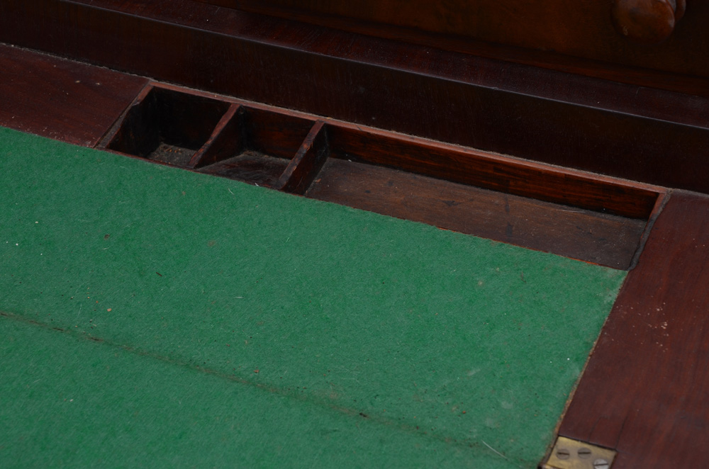 1840s Mahogany Empire Secretary Desk