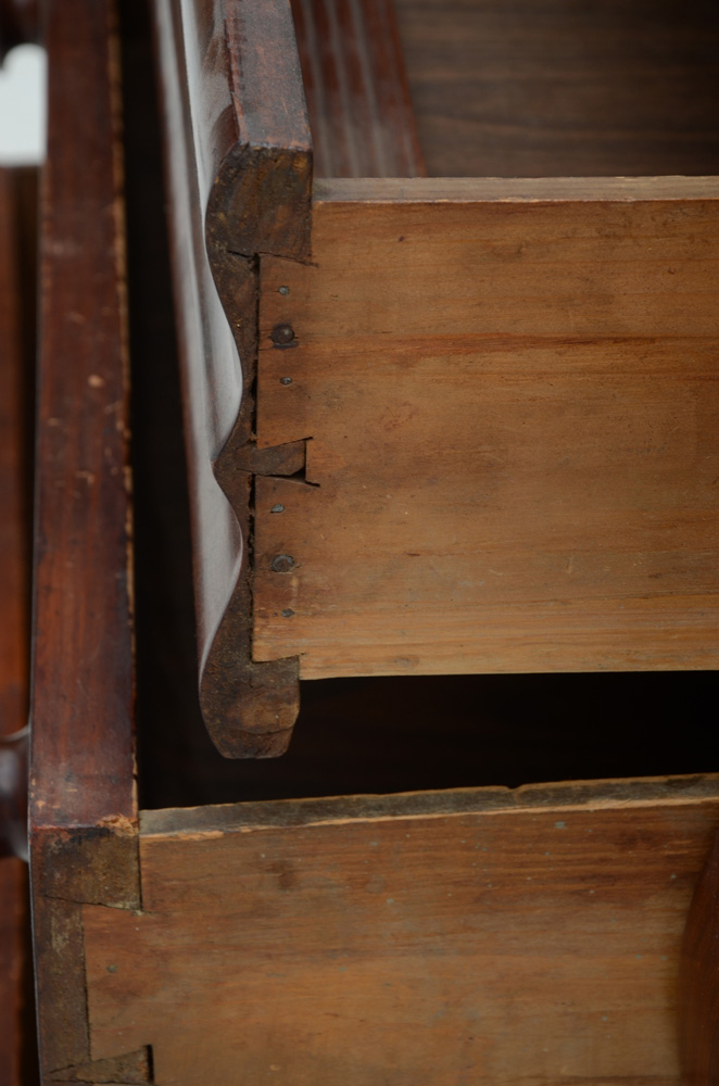 1840s Mahogany Empire Secretary Desk