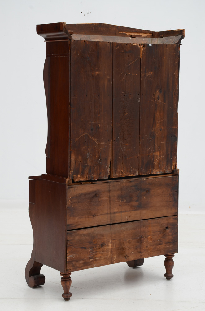 1840s Mahogany Empire Secretary Desk