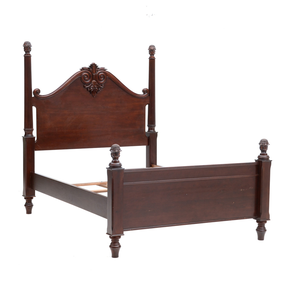 Bombay Company Mahogany Queen Bed Frame