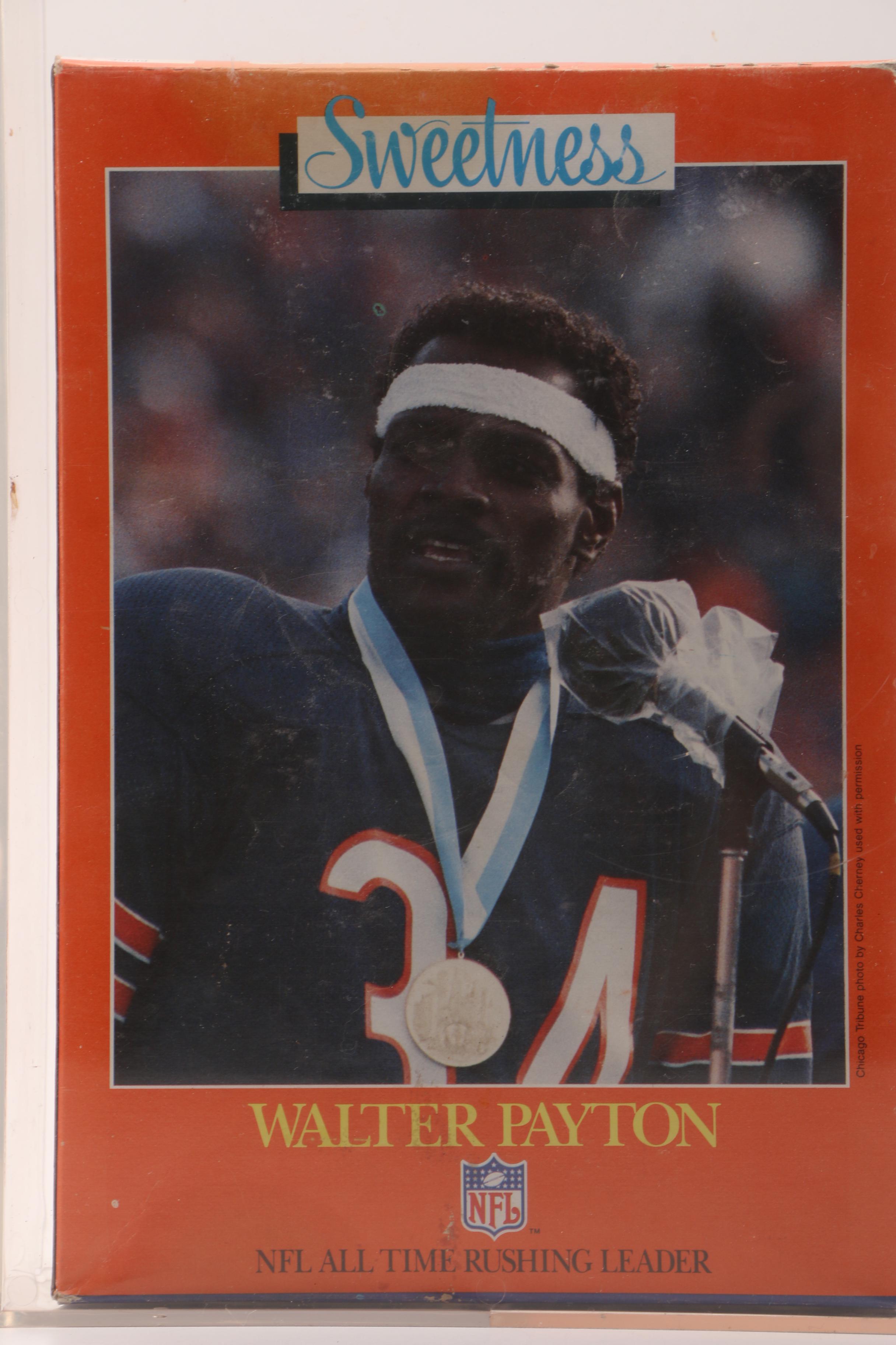 1987 Walter Payton Commemorative Wheaties Cereal Box