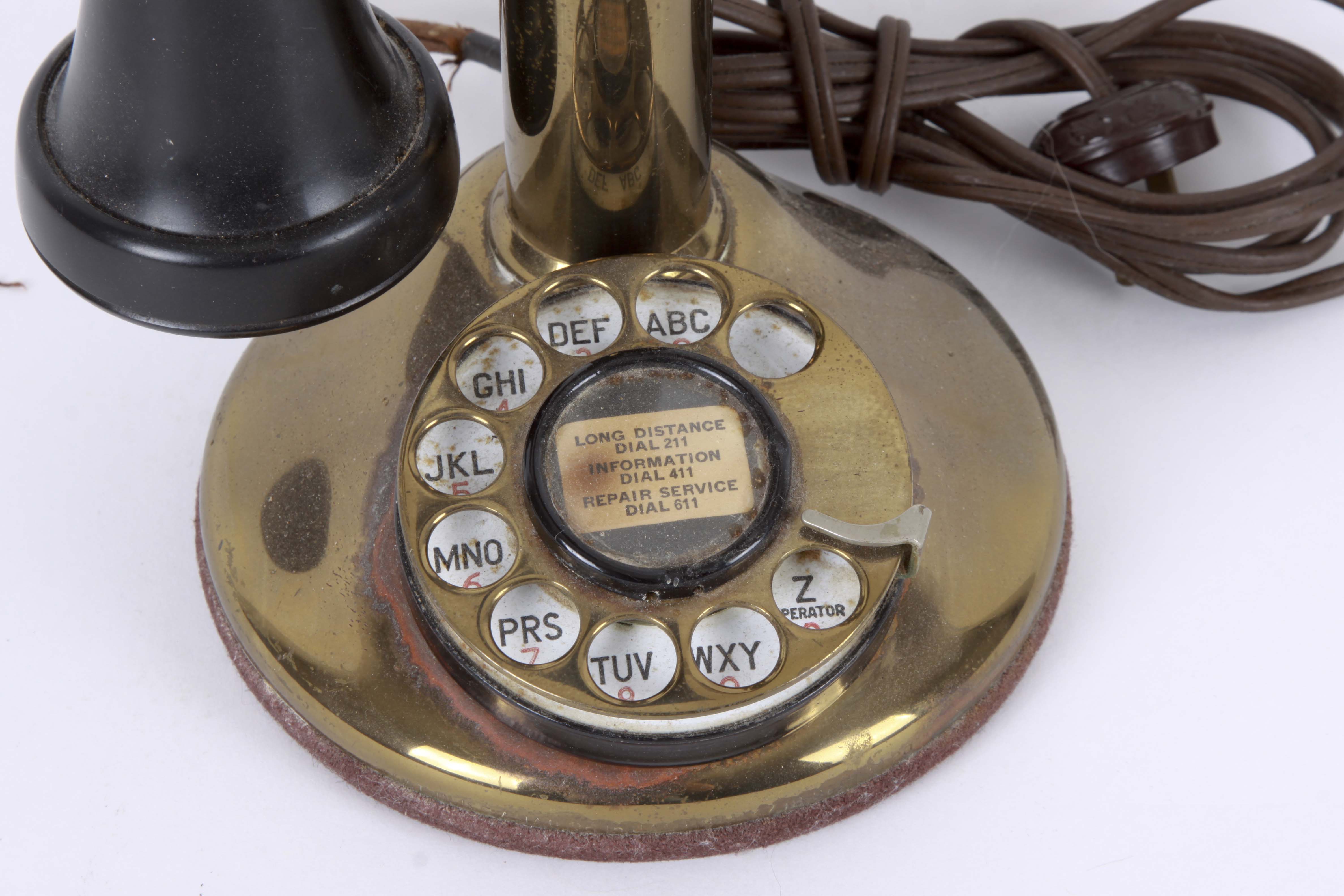 American Tel & Tel Converted Phone Lamps