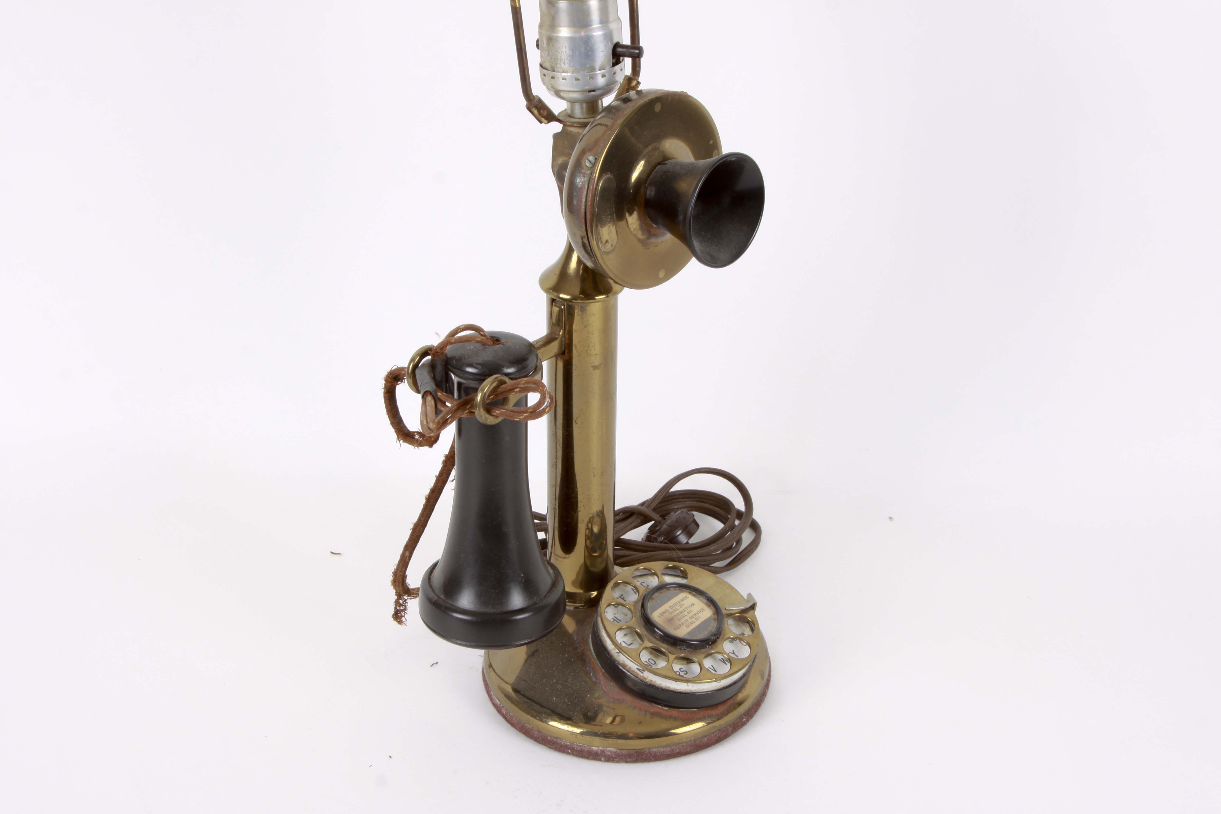 American Tel & Tel Converted Phone Lamps