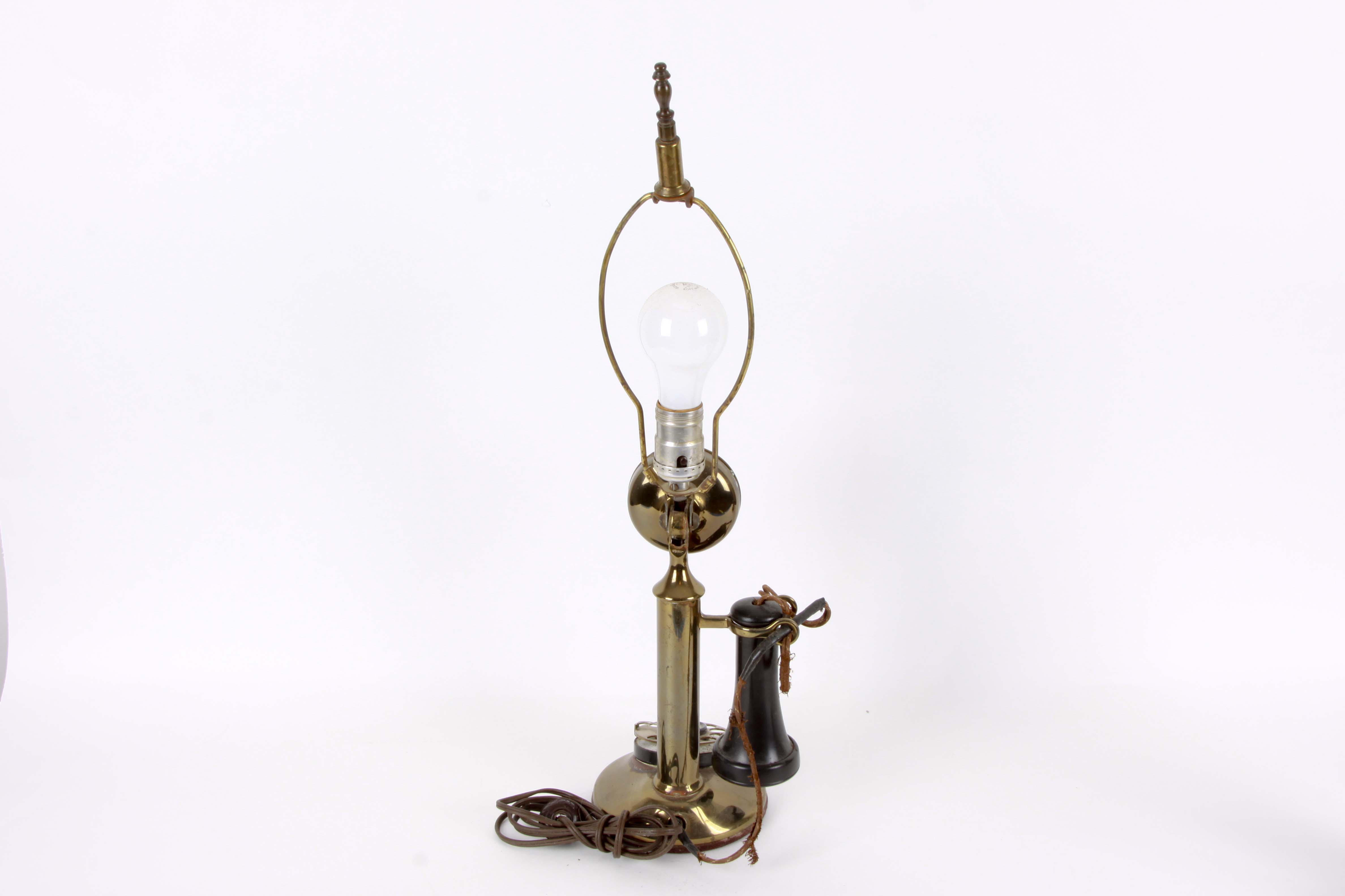 American Tel & Tel Converted Phone Lamps