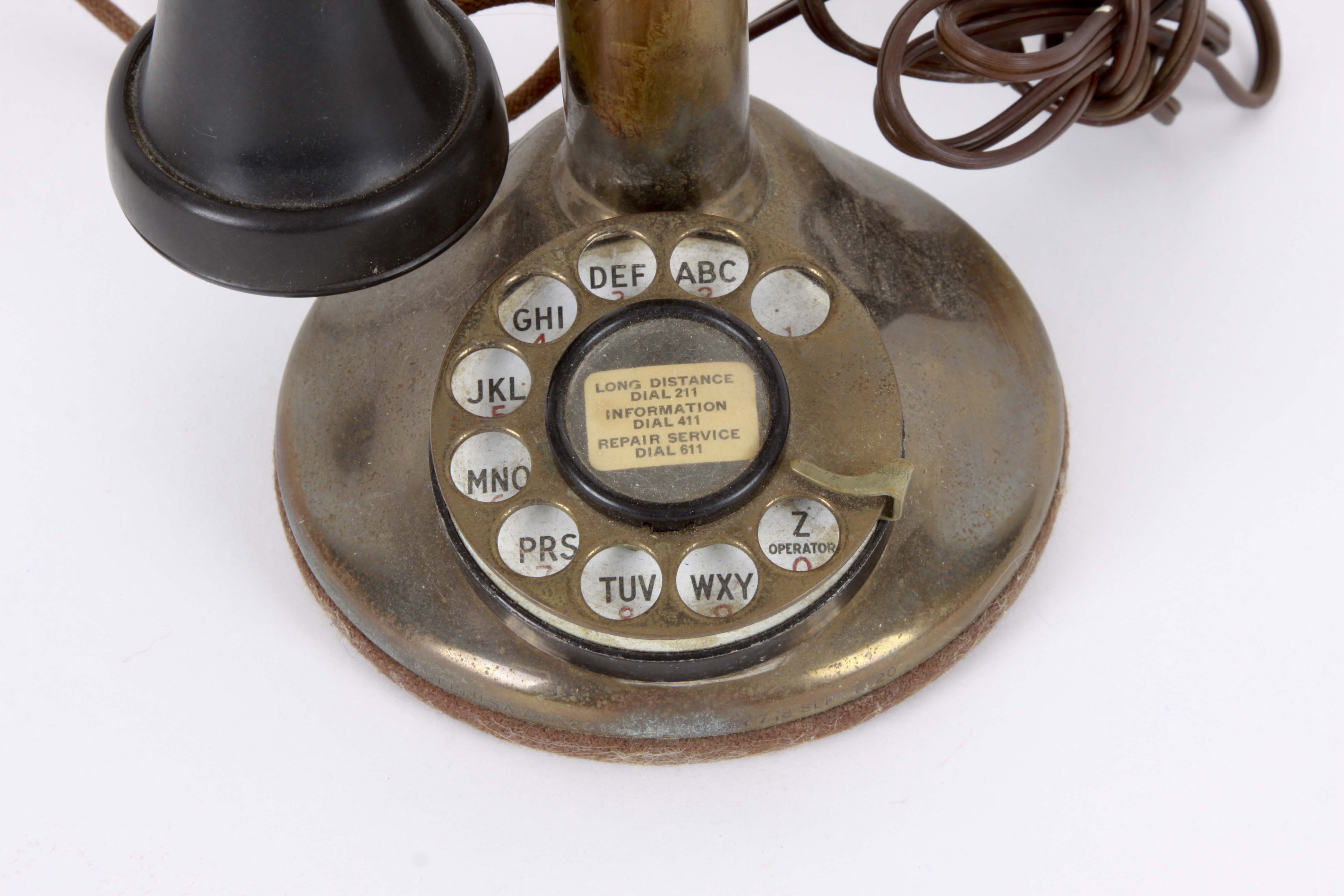 American Tel & Tel Converted Phone Lamps
