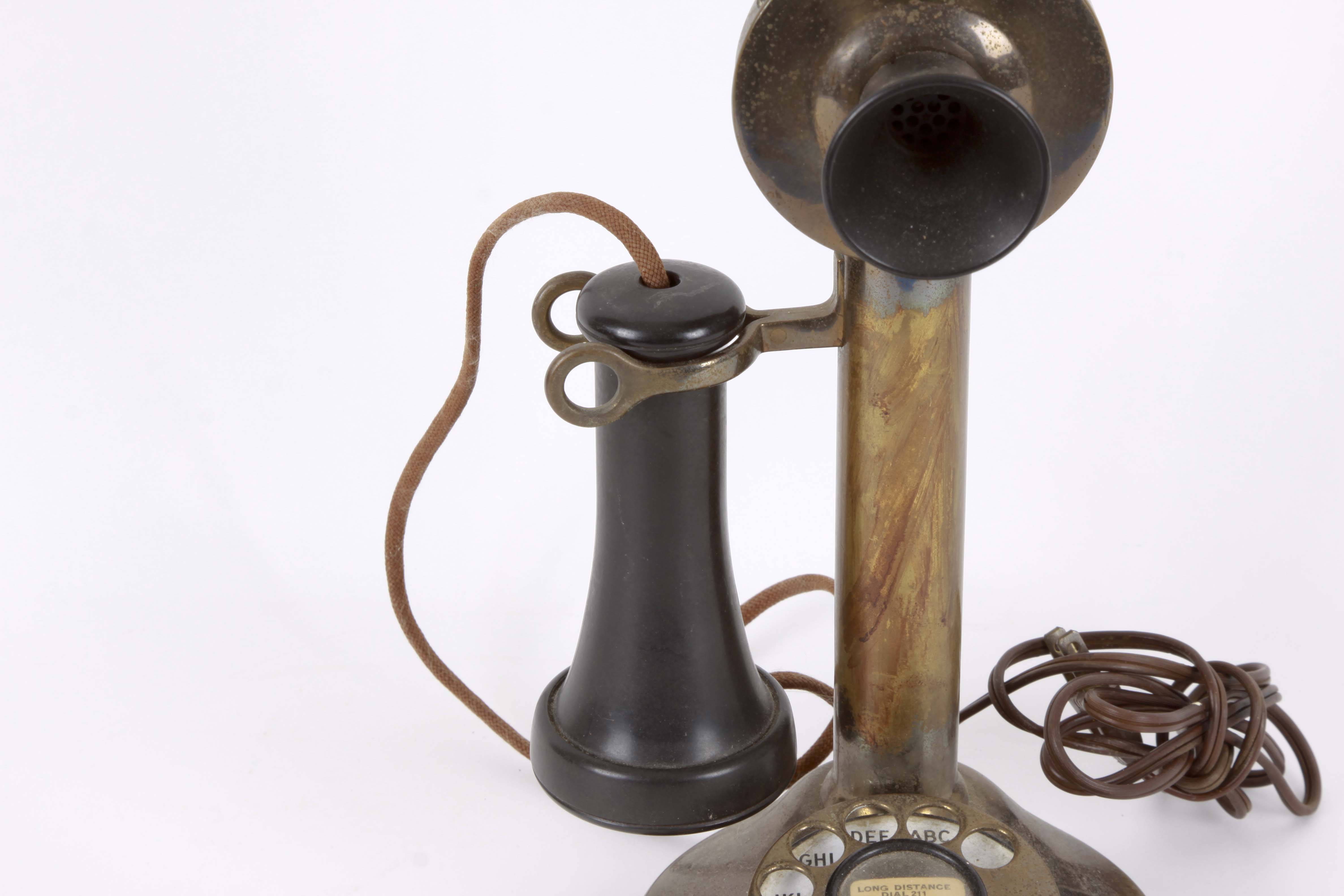 American Tel & Tel Converted Phone Lamps