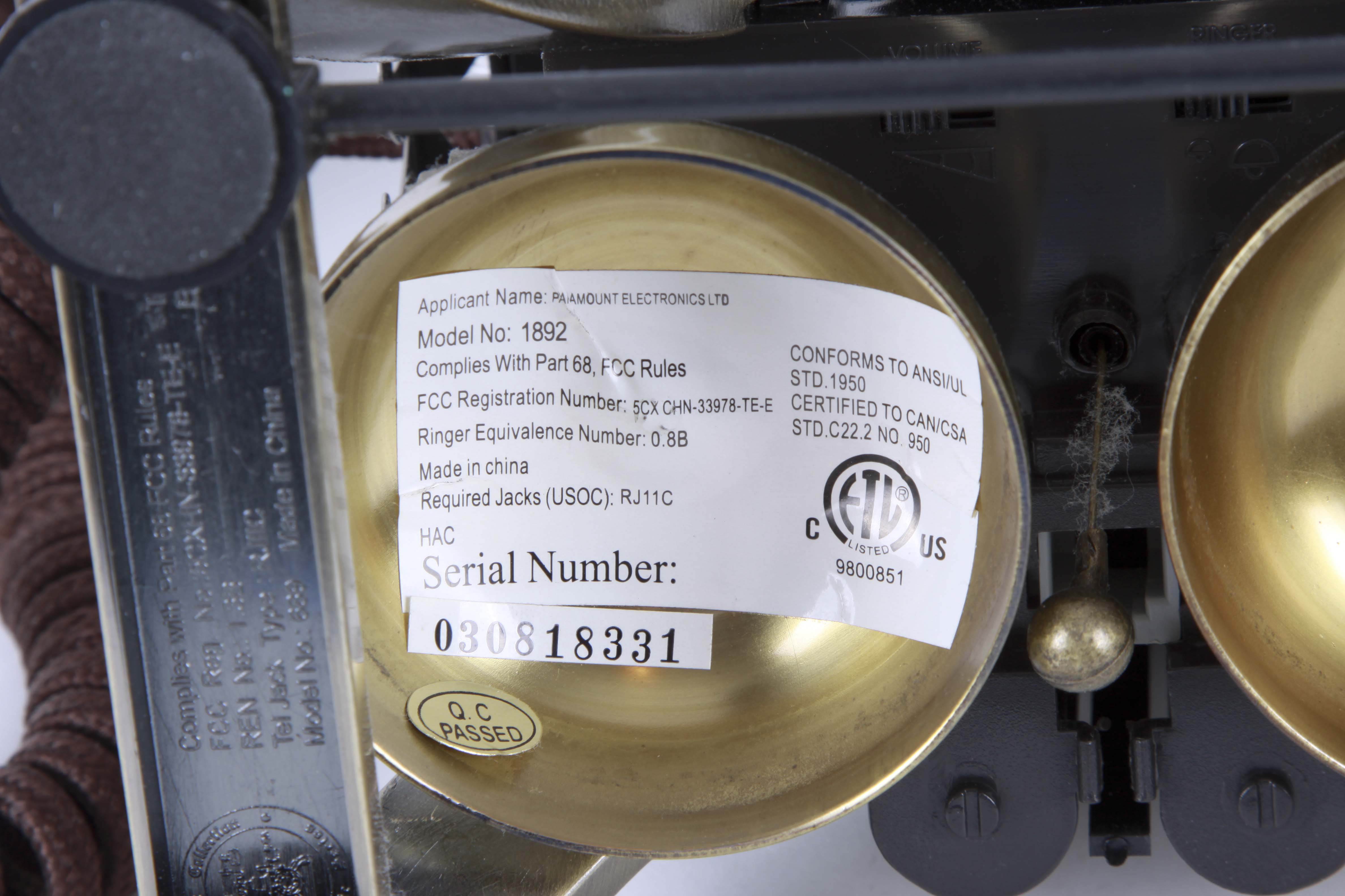 Paramount Eiffel Tower Nostalgia Style Phone