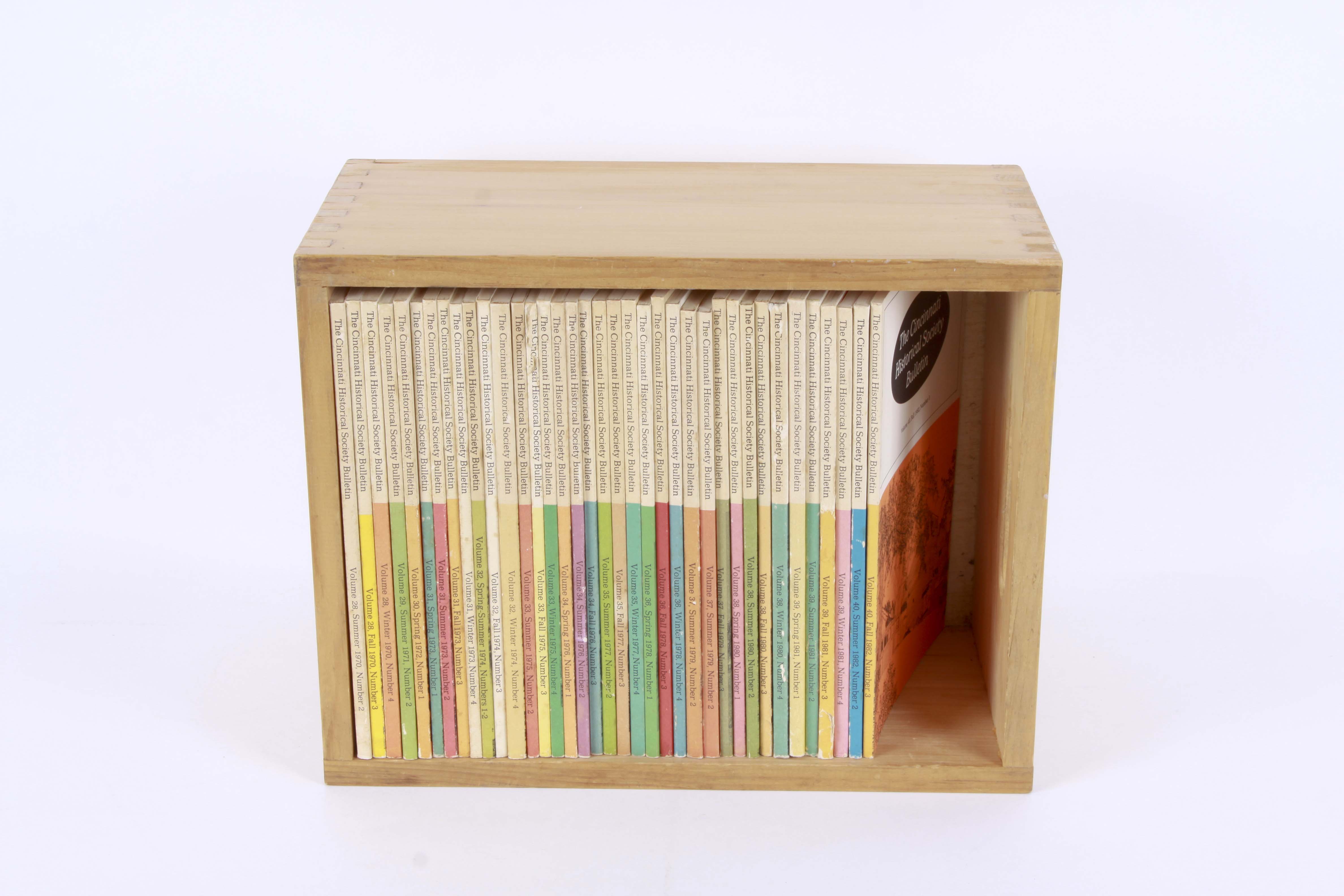 "Cincinnati Historical Society Bulletin" Quarterly Magazines