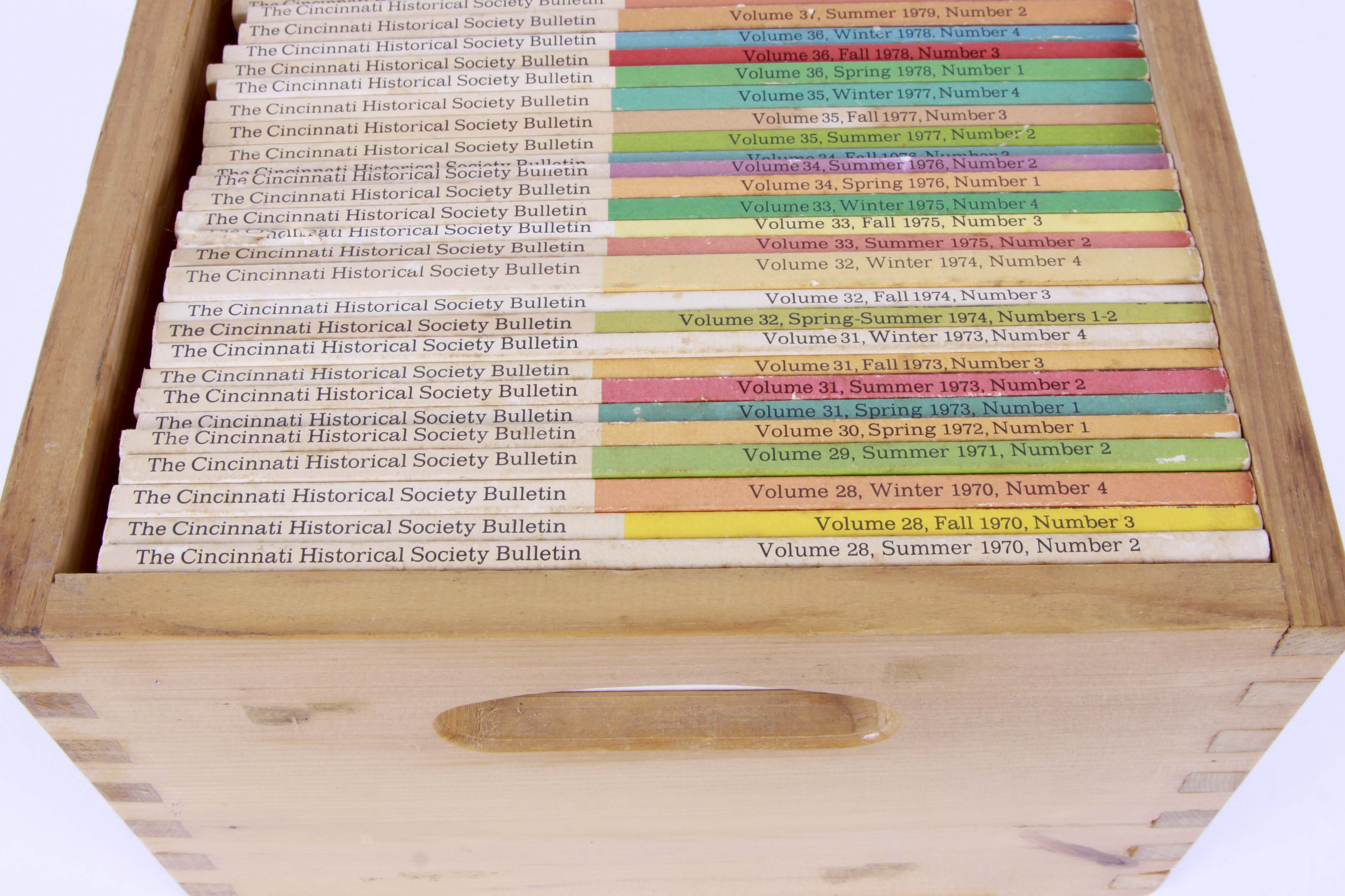 "Cincinnati Historical Society Bulletin" Quarterly Magazines