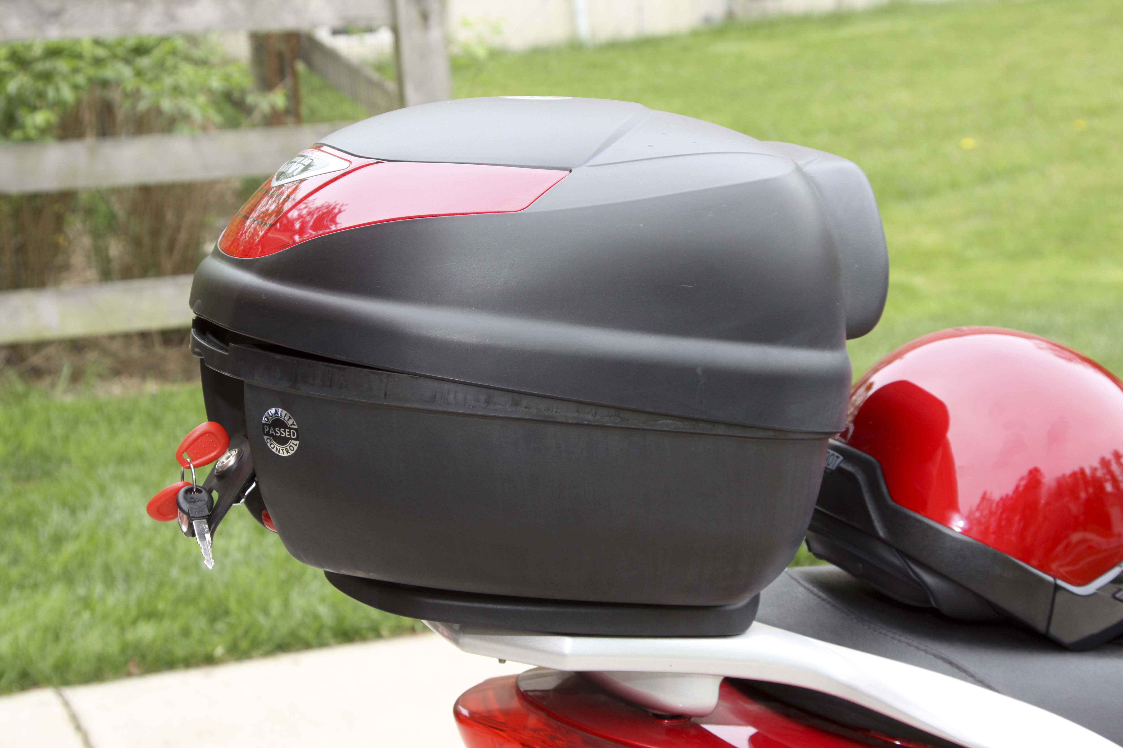 2008 Sym HD125 Red Scooter