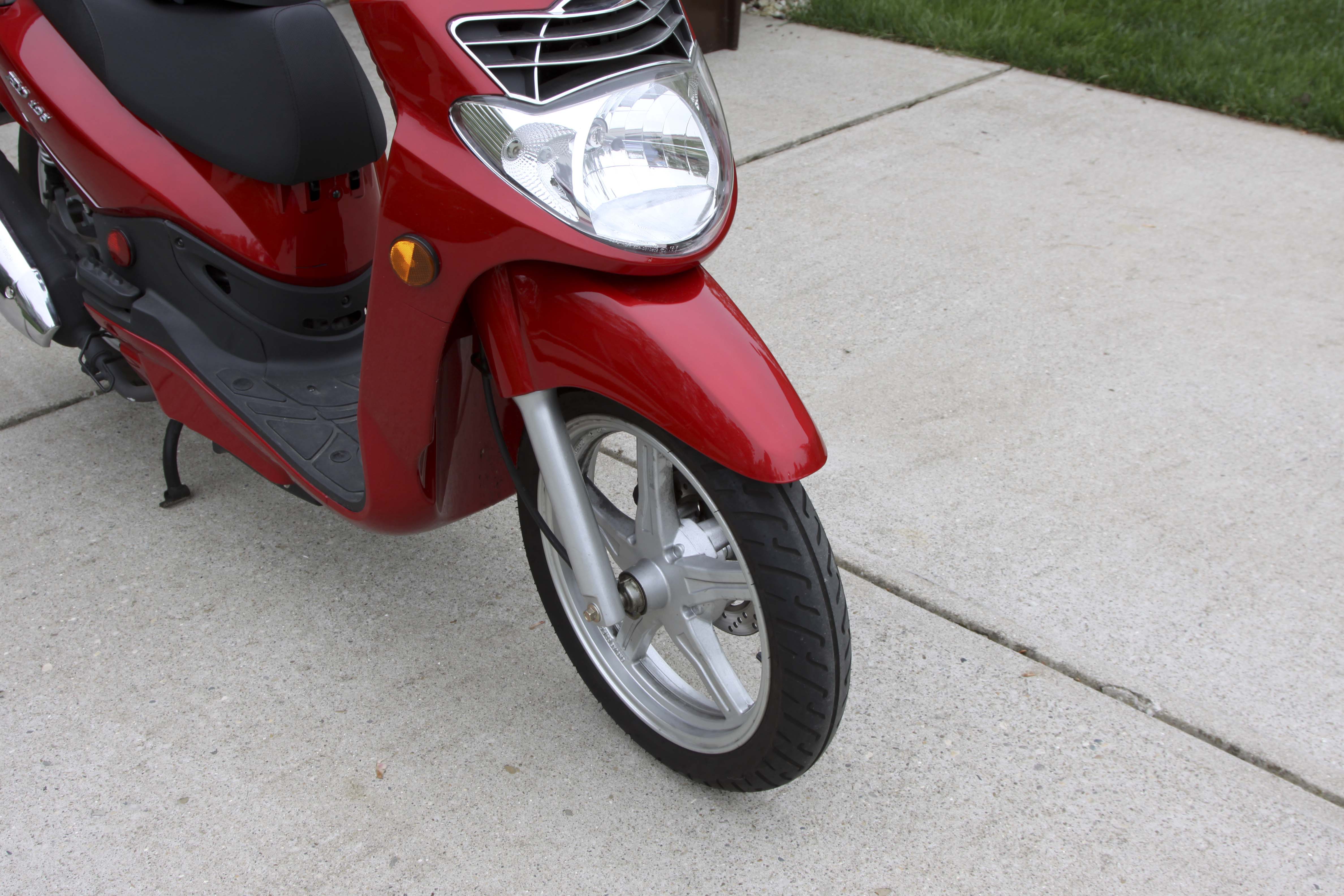 2008 Sym HD125 Red Scooter