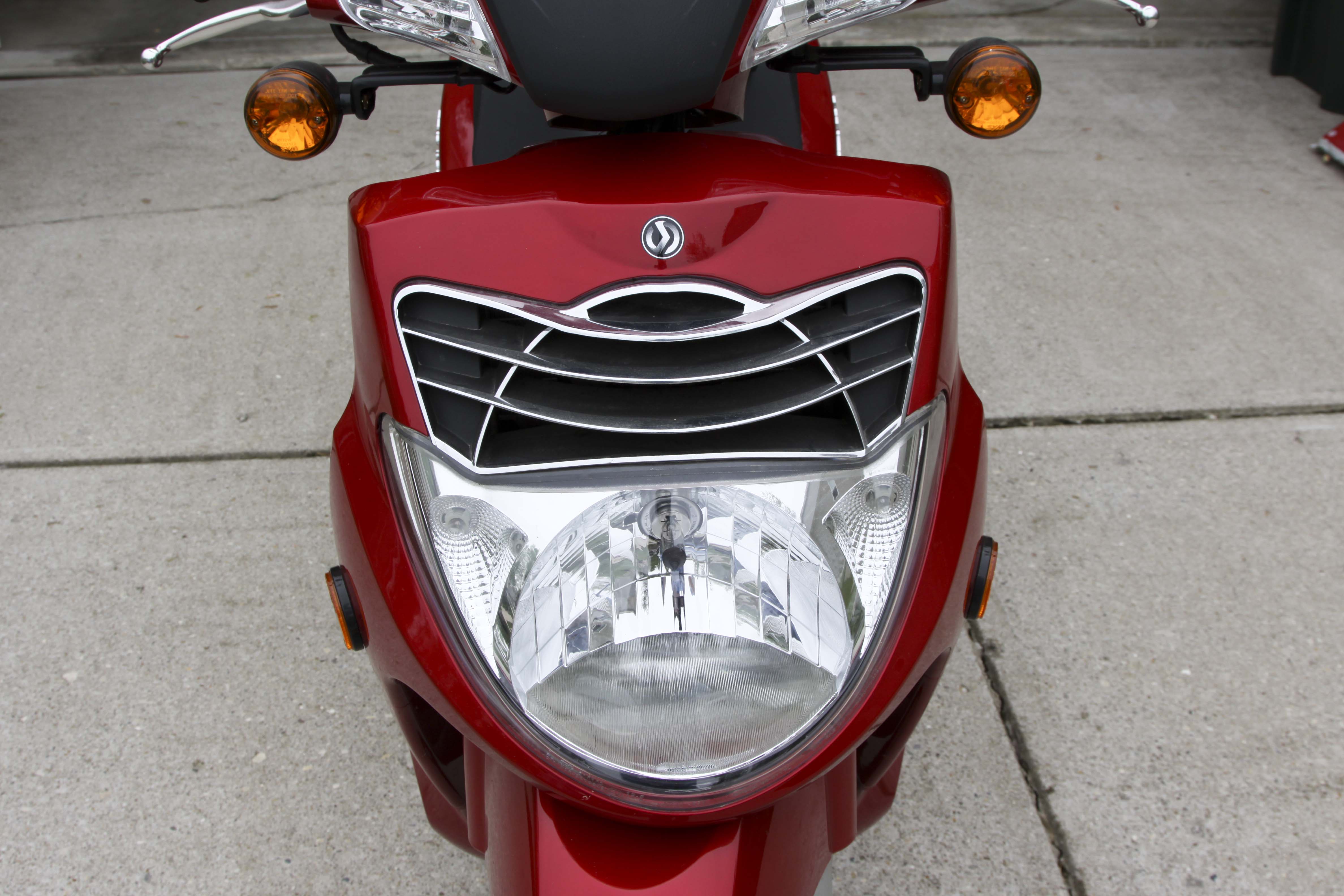 2008 Sym HD125 Red Scooter
