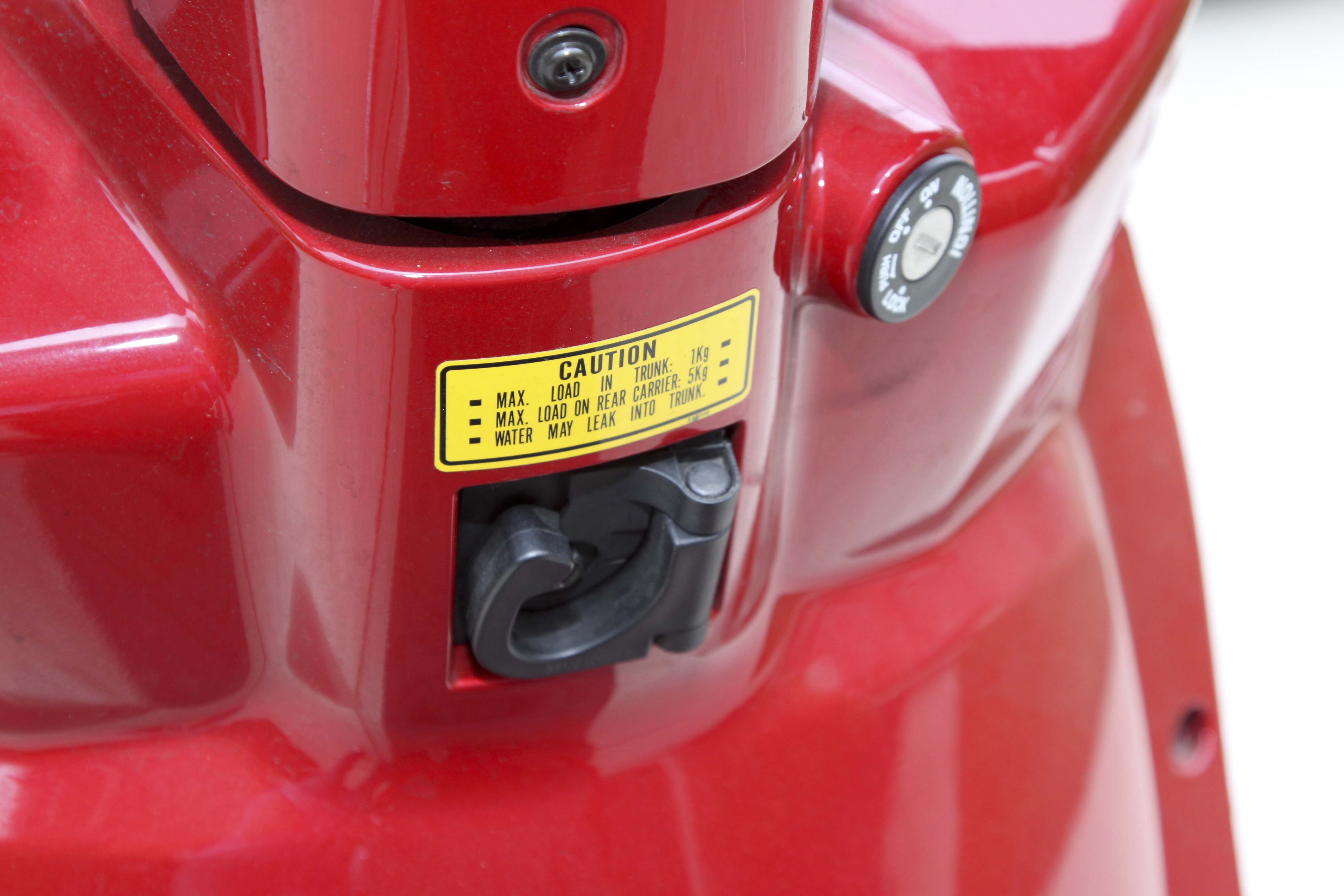 2008 Sym HD125 Red Scooter