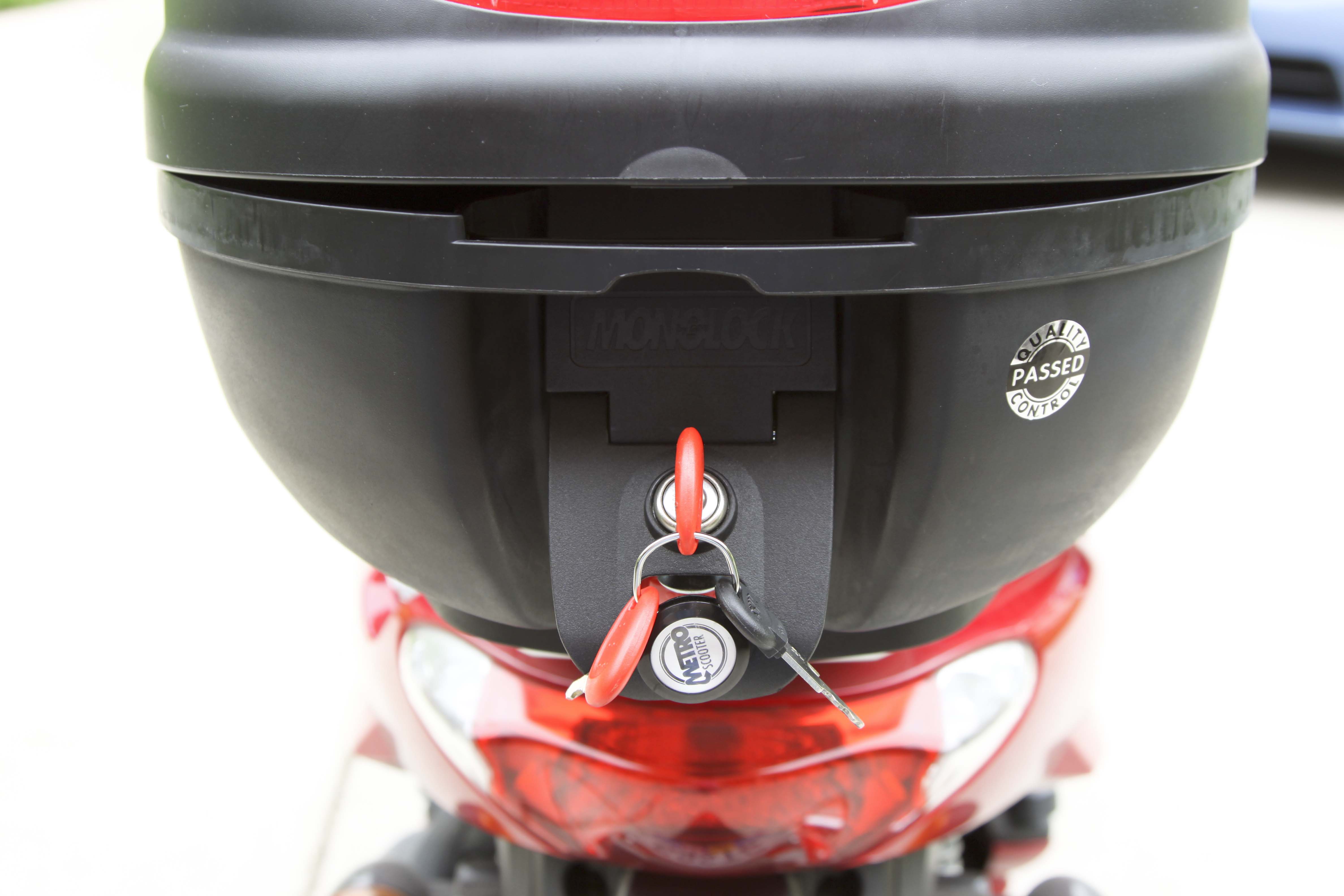 2008 Sym HD125 Red Scooter