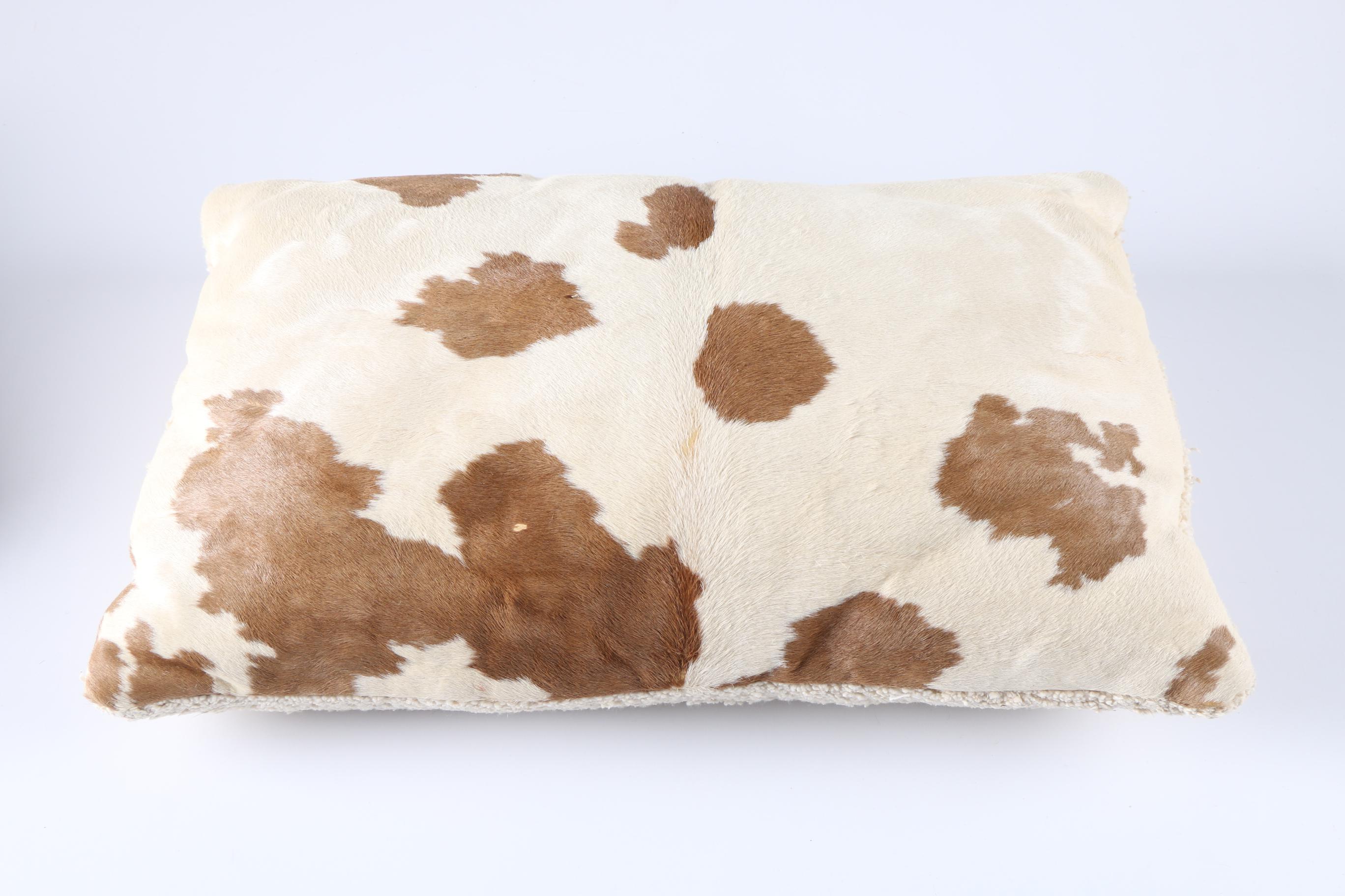 Pair of Cow Hide Pillows