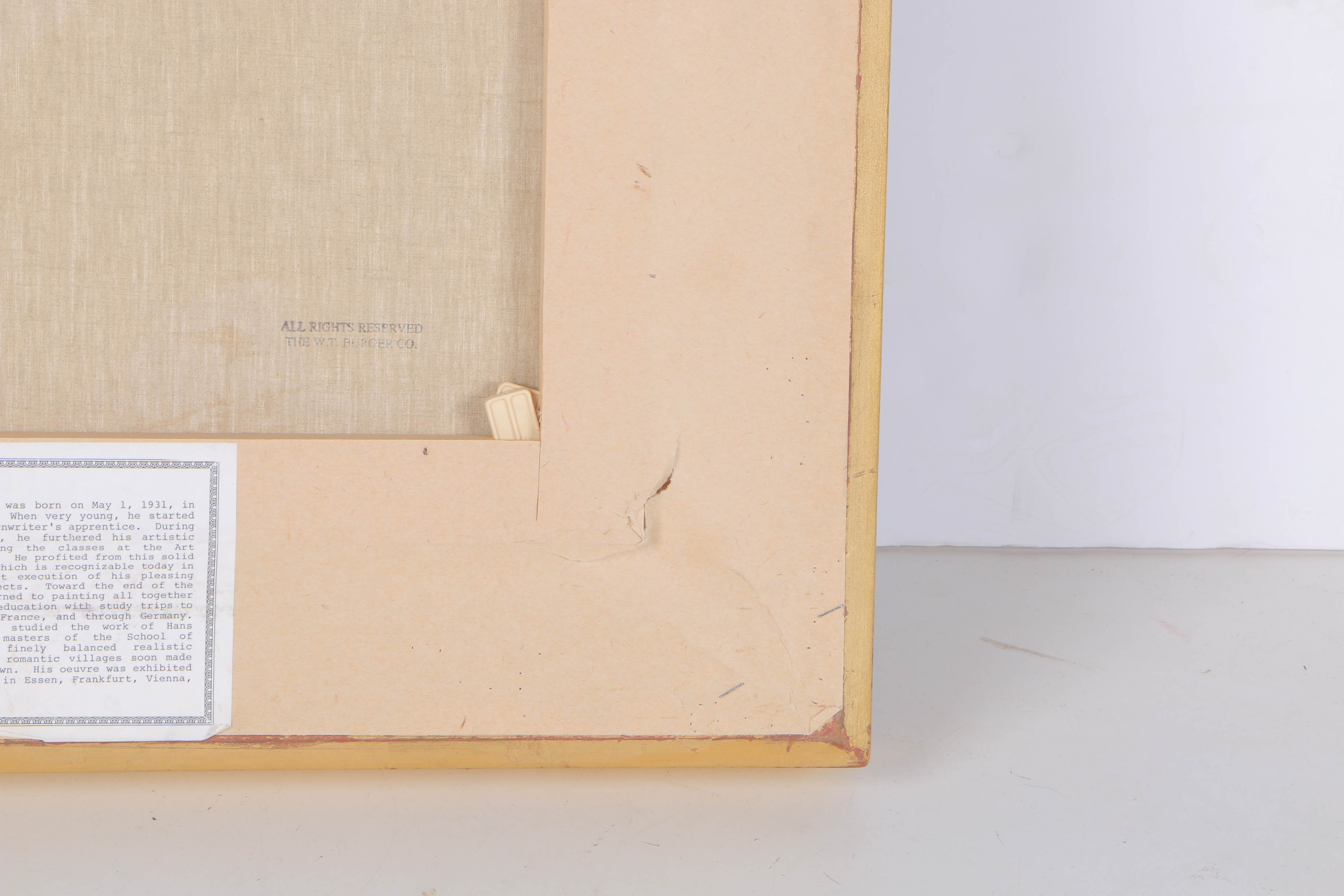 Jurgen Winter Oil Painting on Canvas "Carousel"