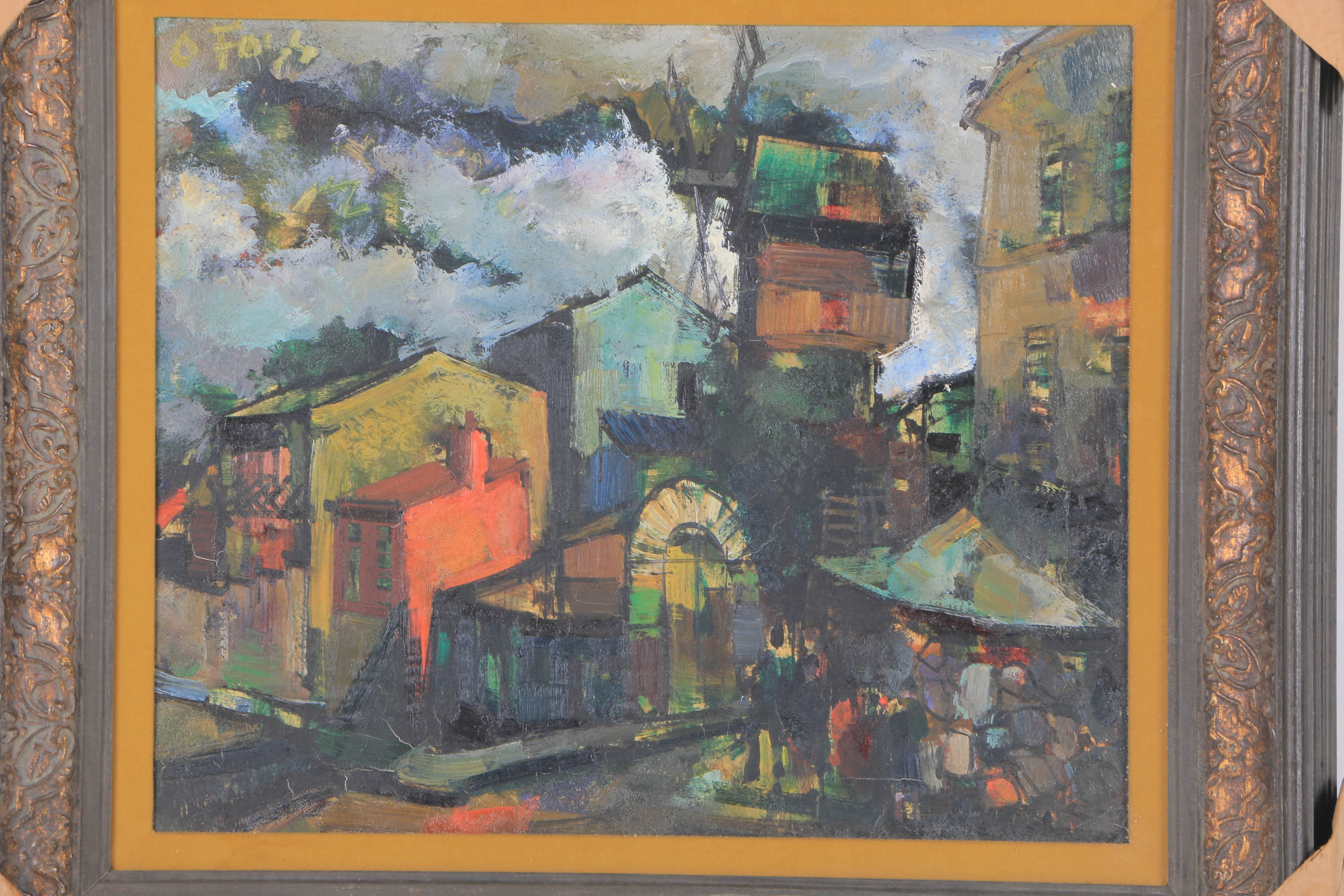 Olivier Foss Oil Painting on Canvas "Paris"