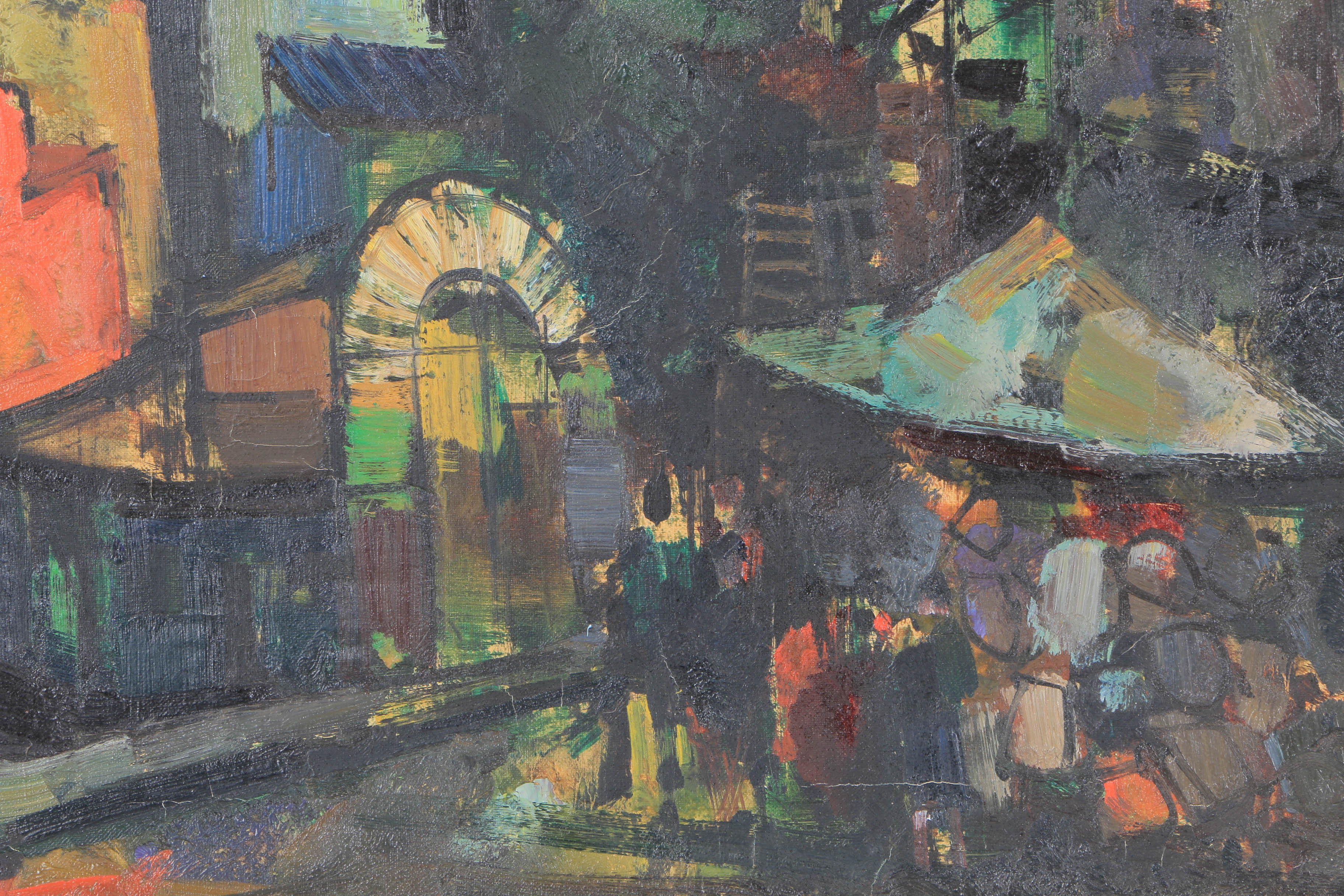 Olivier Foss Oil Painting on Canvas "Paris"