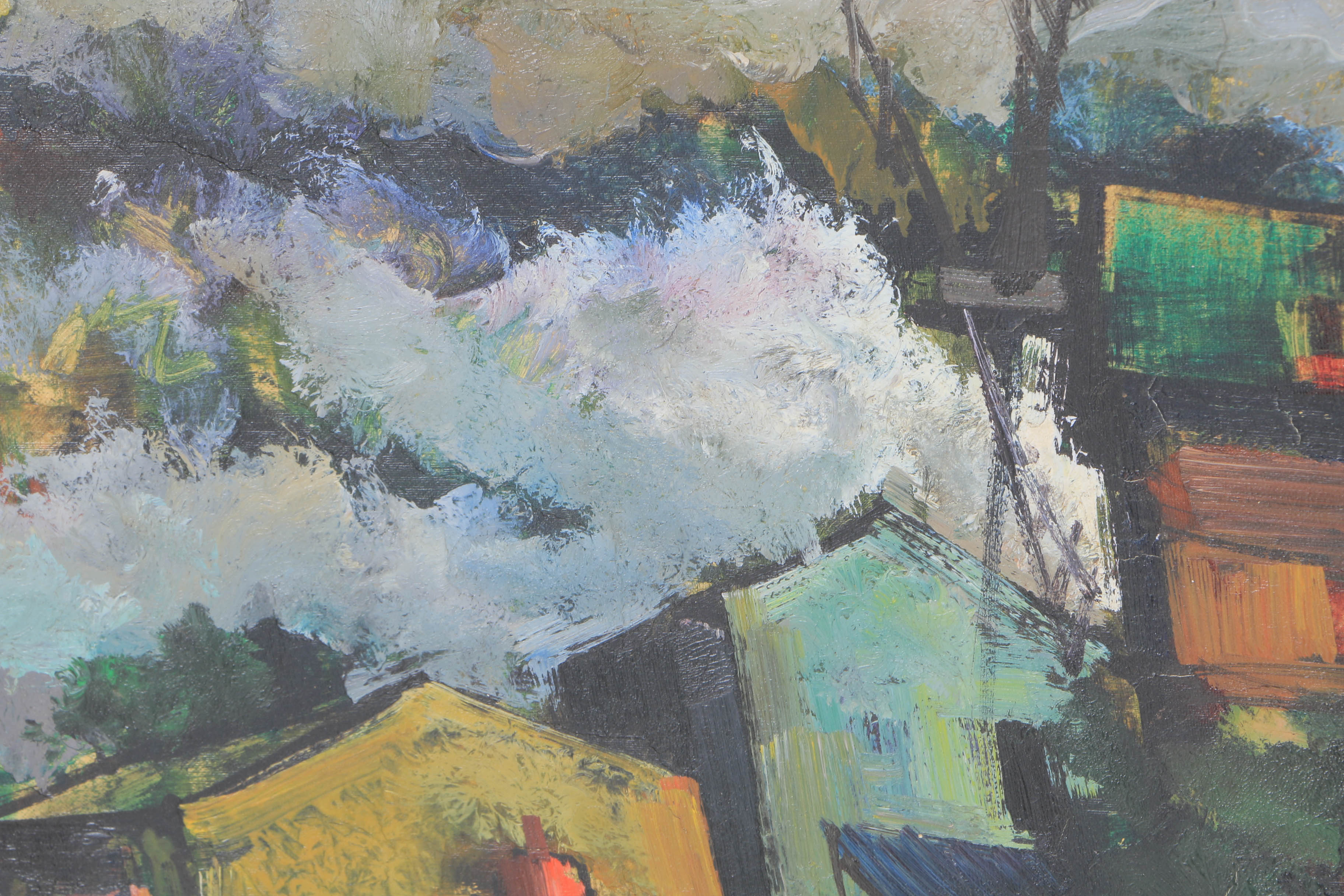 Olivier Foss Oil Painting on Canvas "Paris"