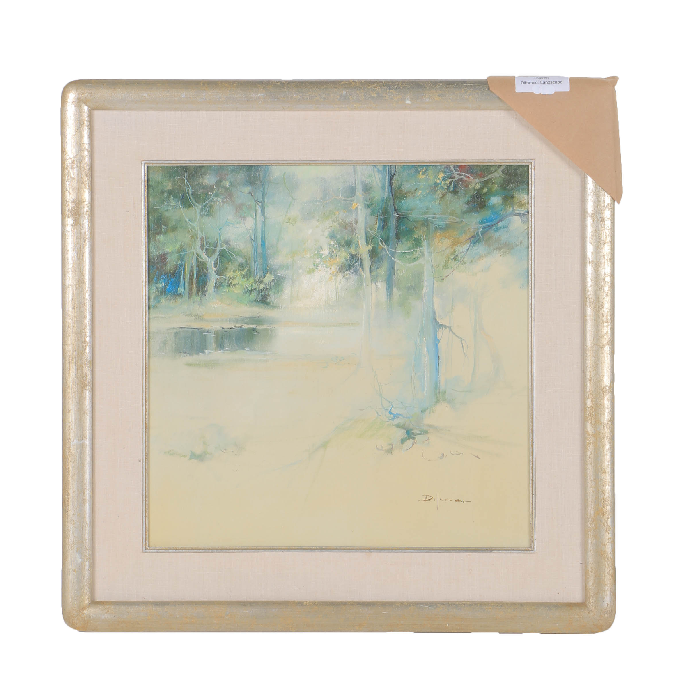 Cesare DiFranco Oil On Canvas "Landscape"