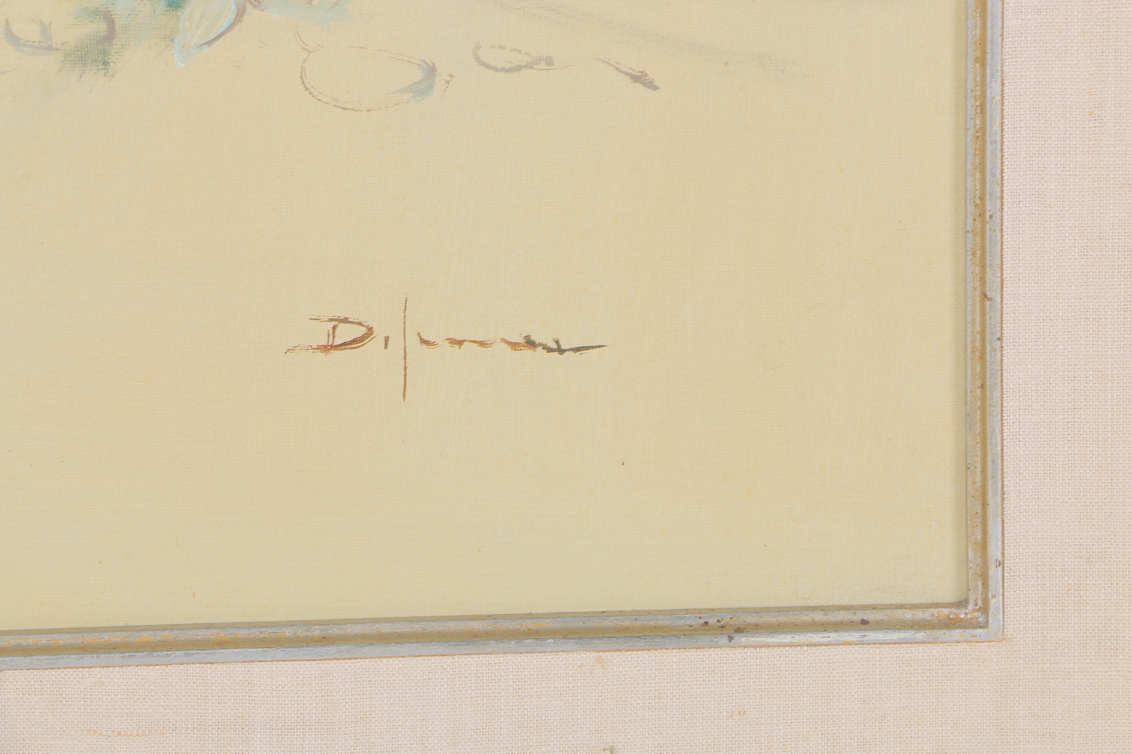 Cesare DiFranco Oil On Canvas "Landscape"