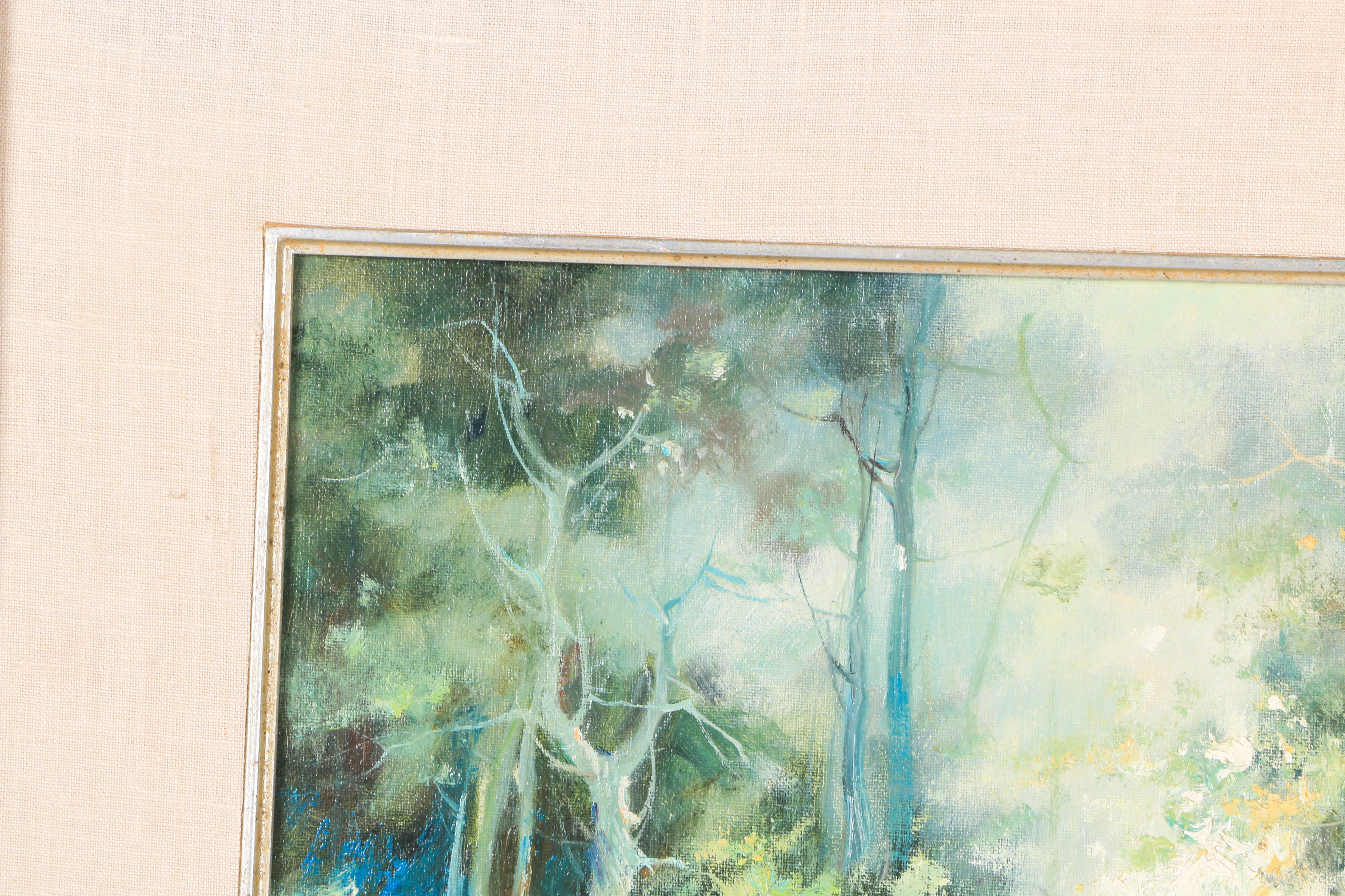 Cesare DiFranco Oil On Canvas "Landscape"