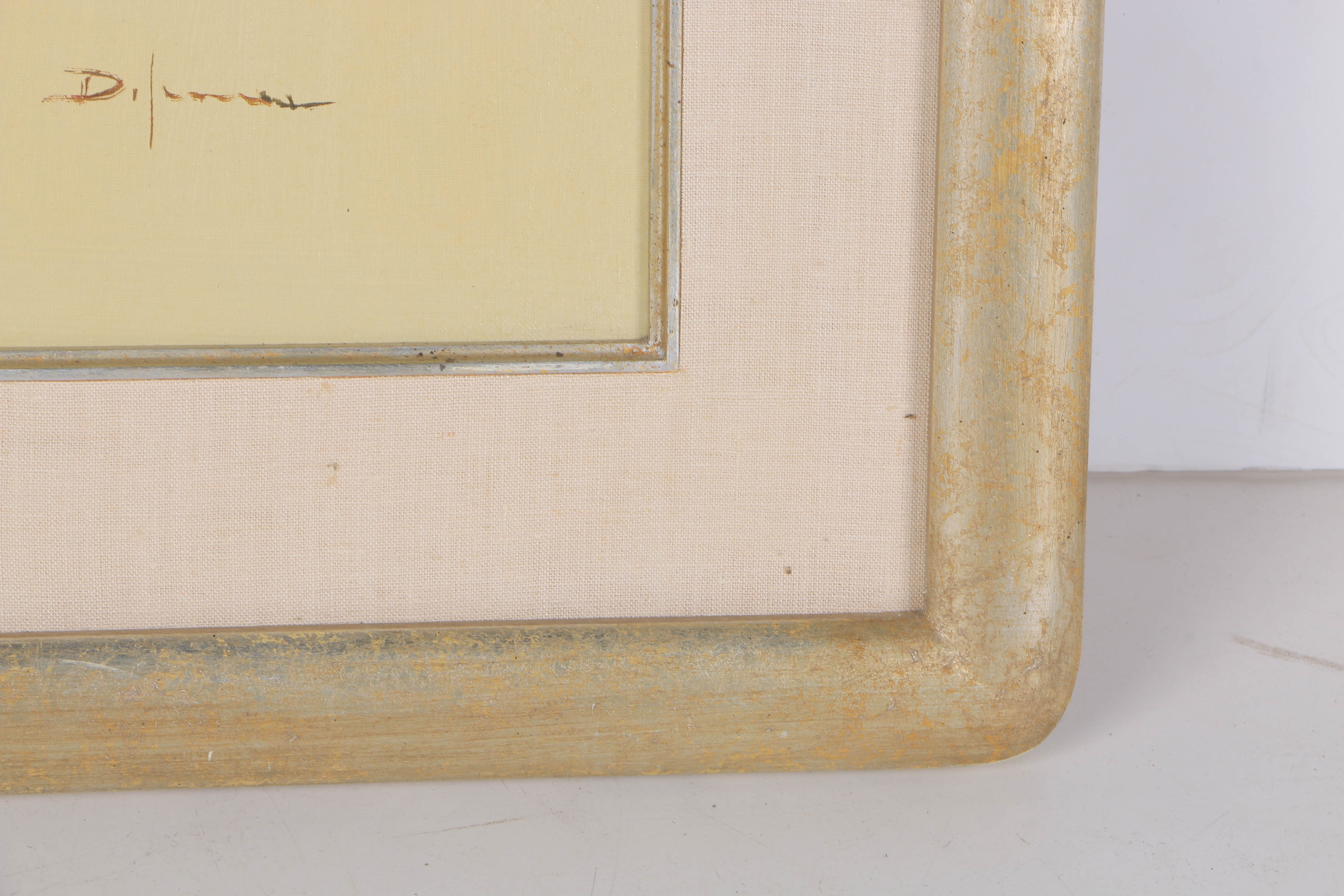 Cesare DiFranco Oil On Canvas "Landscape"