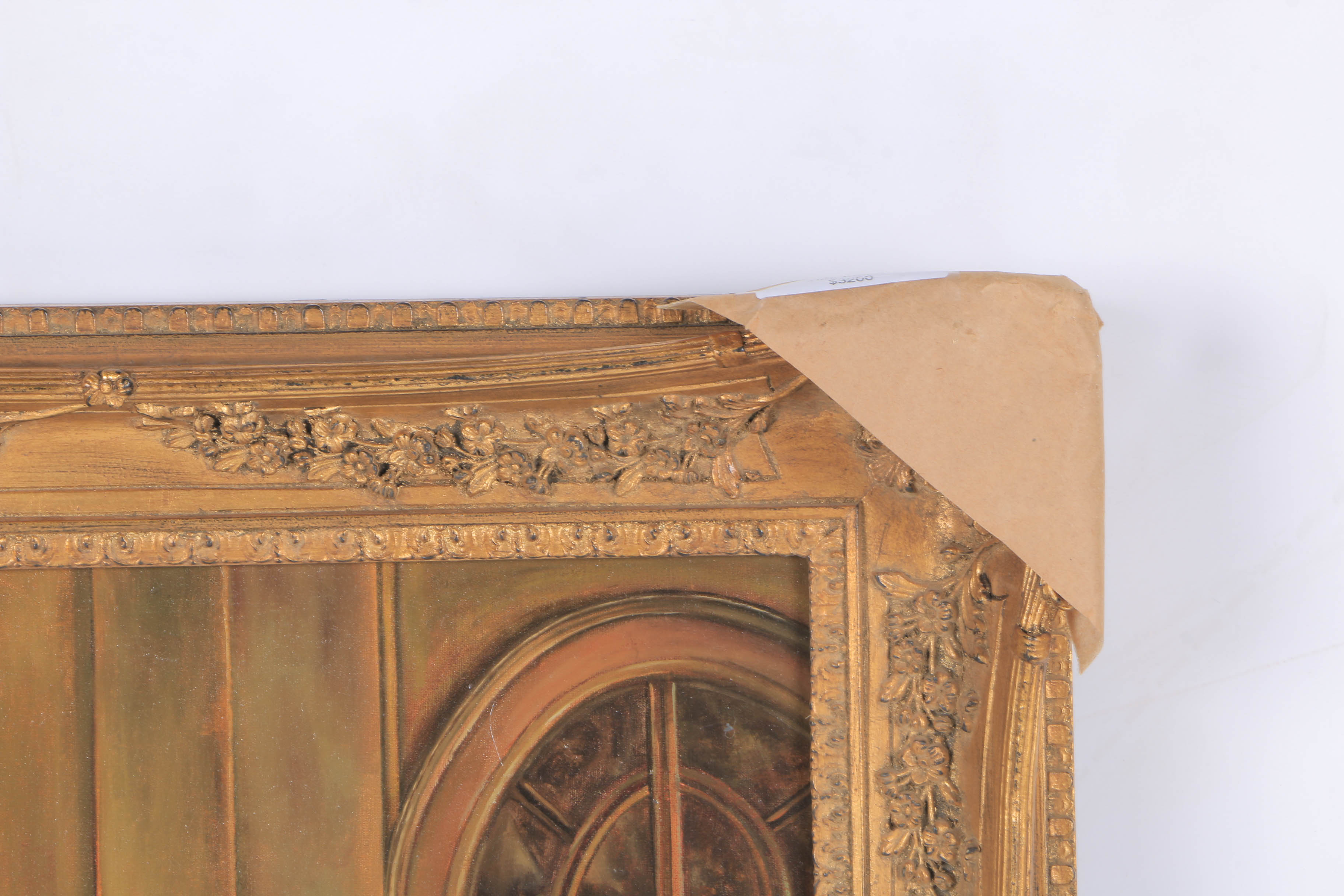 Tito Castaneda Oil Painting on Canvas "Interior"