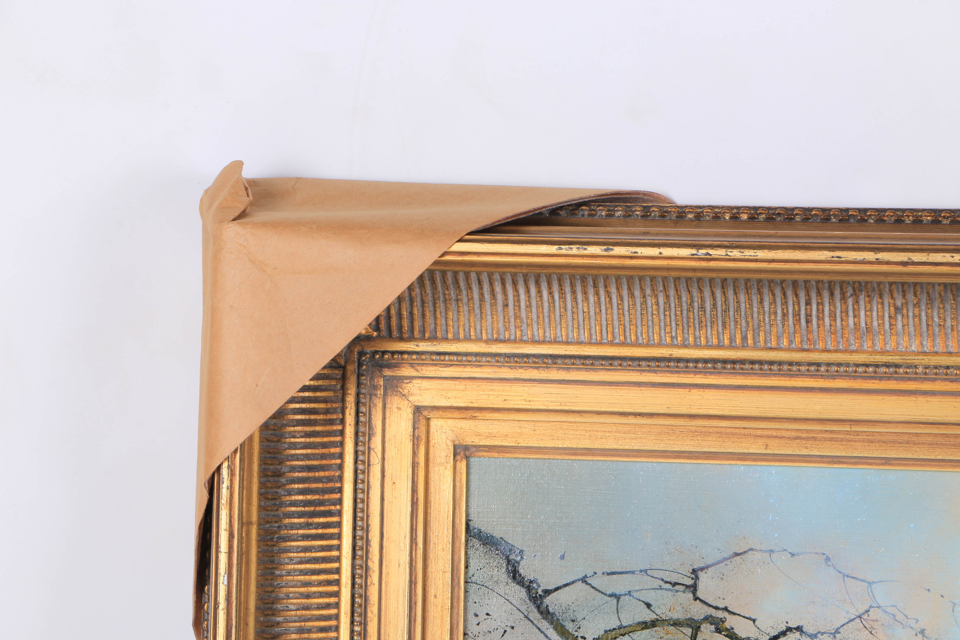 Marc Chapaud Oil on Canvas "Château d'Ô a Mortrée (Orne)"