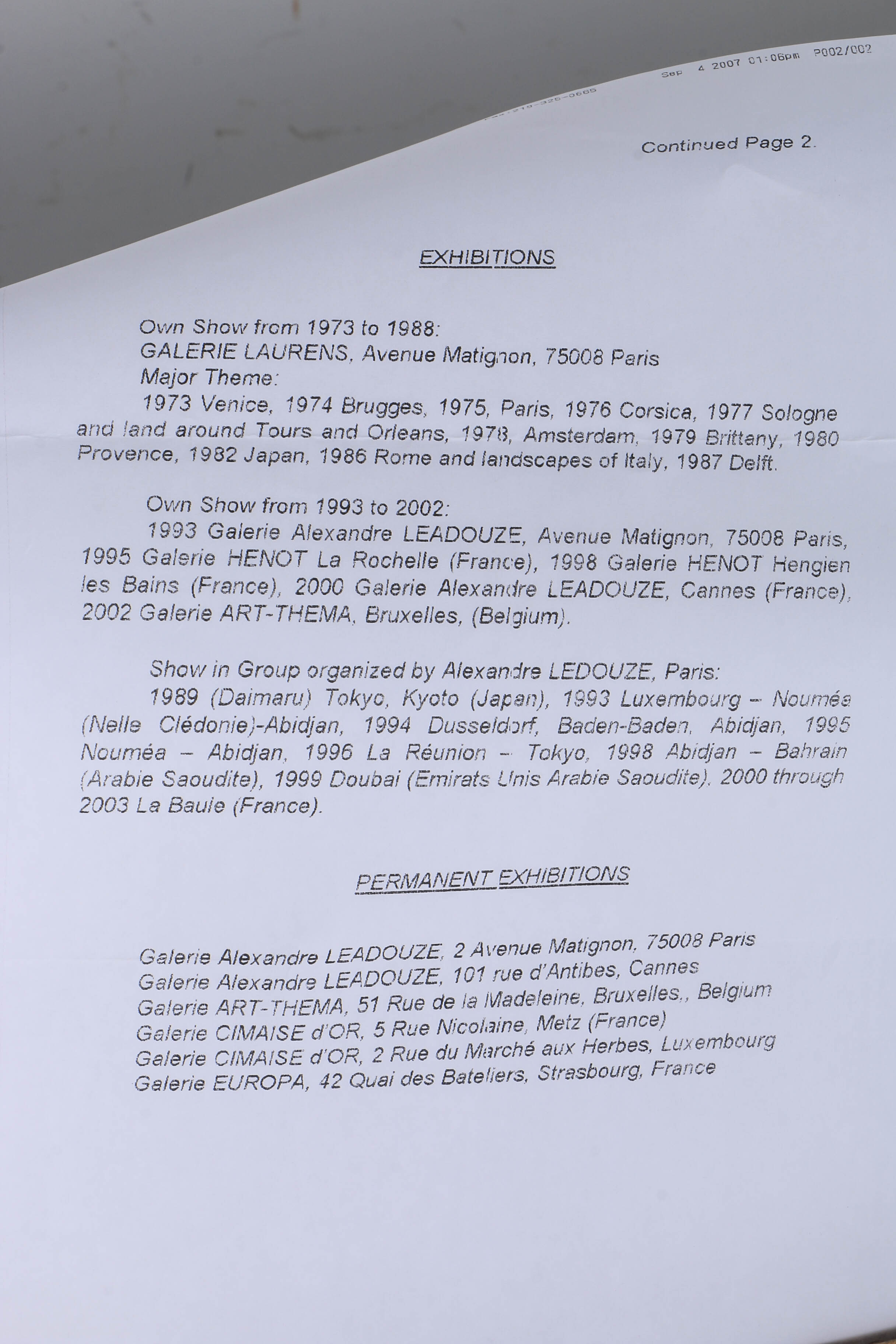 Marc Chapaud Oil on Canvas "Château d'Ô a Mortrée (Orne)"