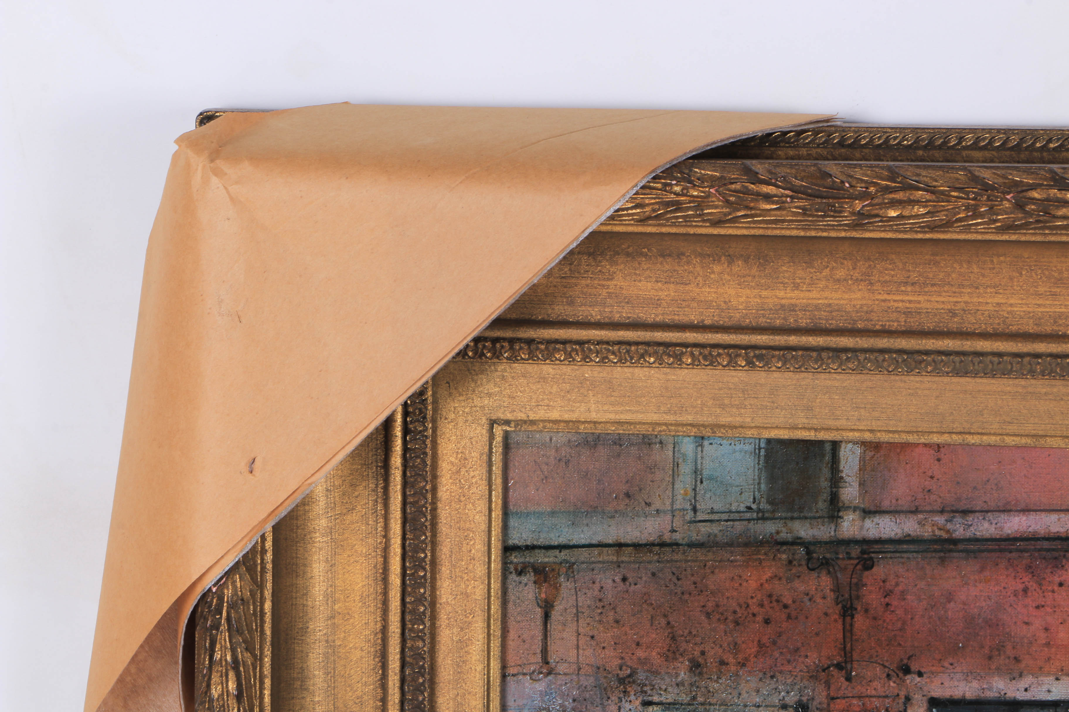 Marc Chapaud Oil Painting on Canvas "Pays-Bas Canal a Delft"