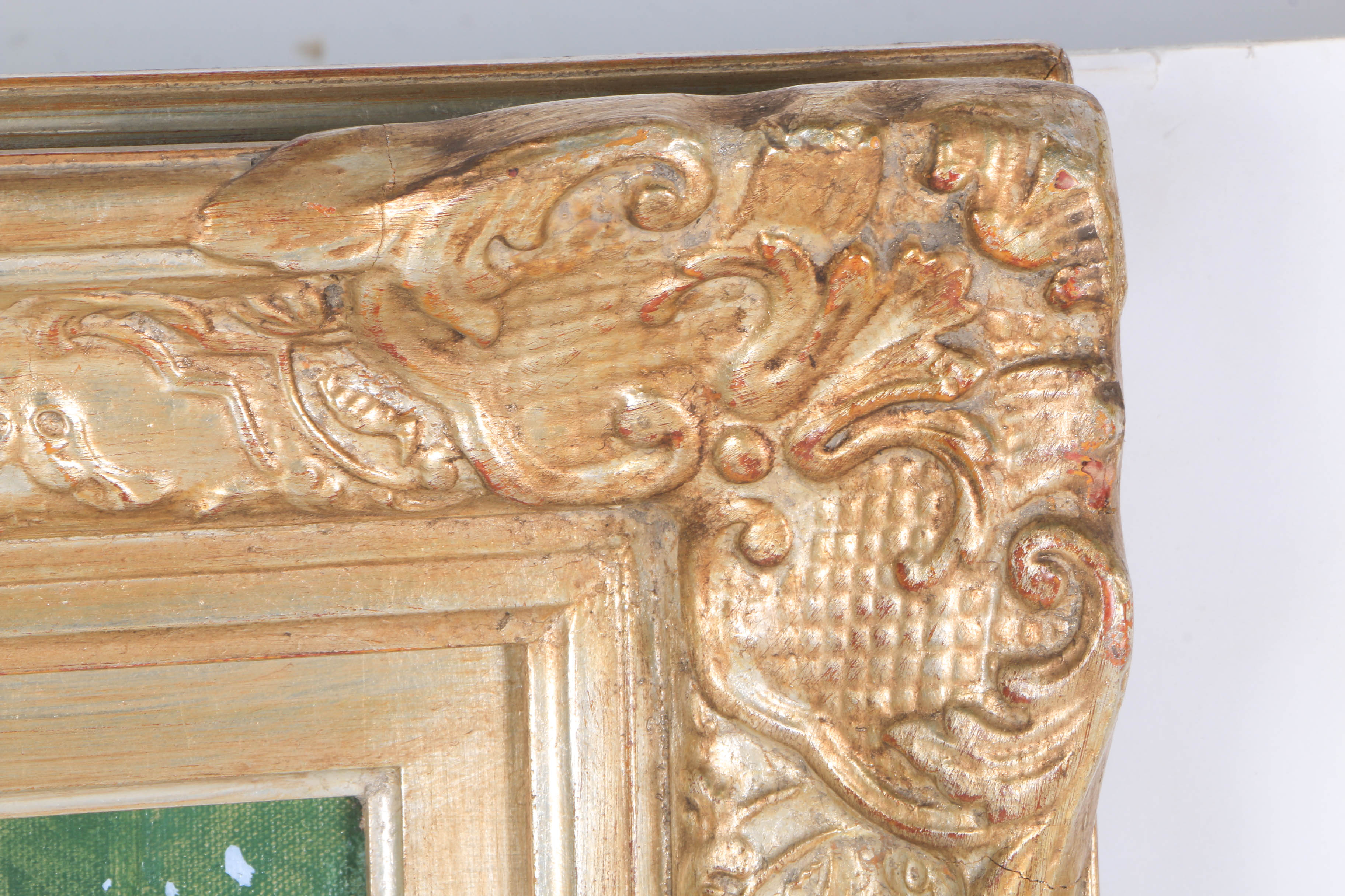 William Benecke Oil Painting on Canvas "Tea In The Garden"