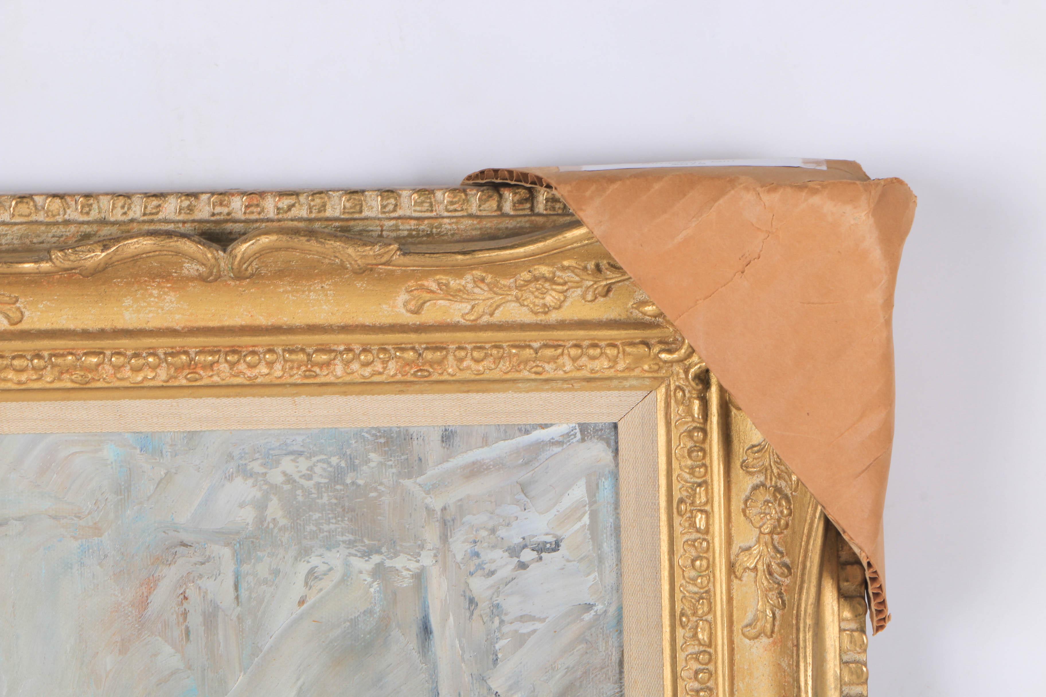 Dallas Simpson Oil Painting on Canvas "Girl On A Green Silk Cushion"