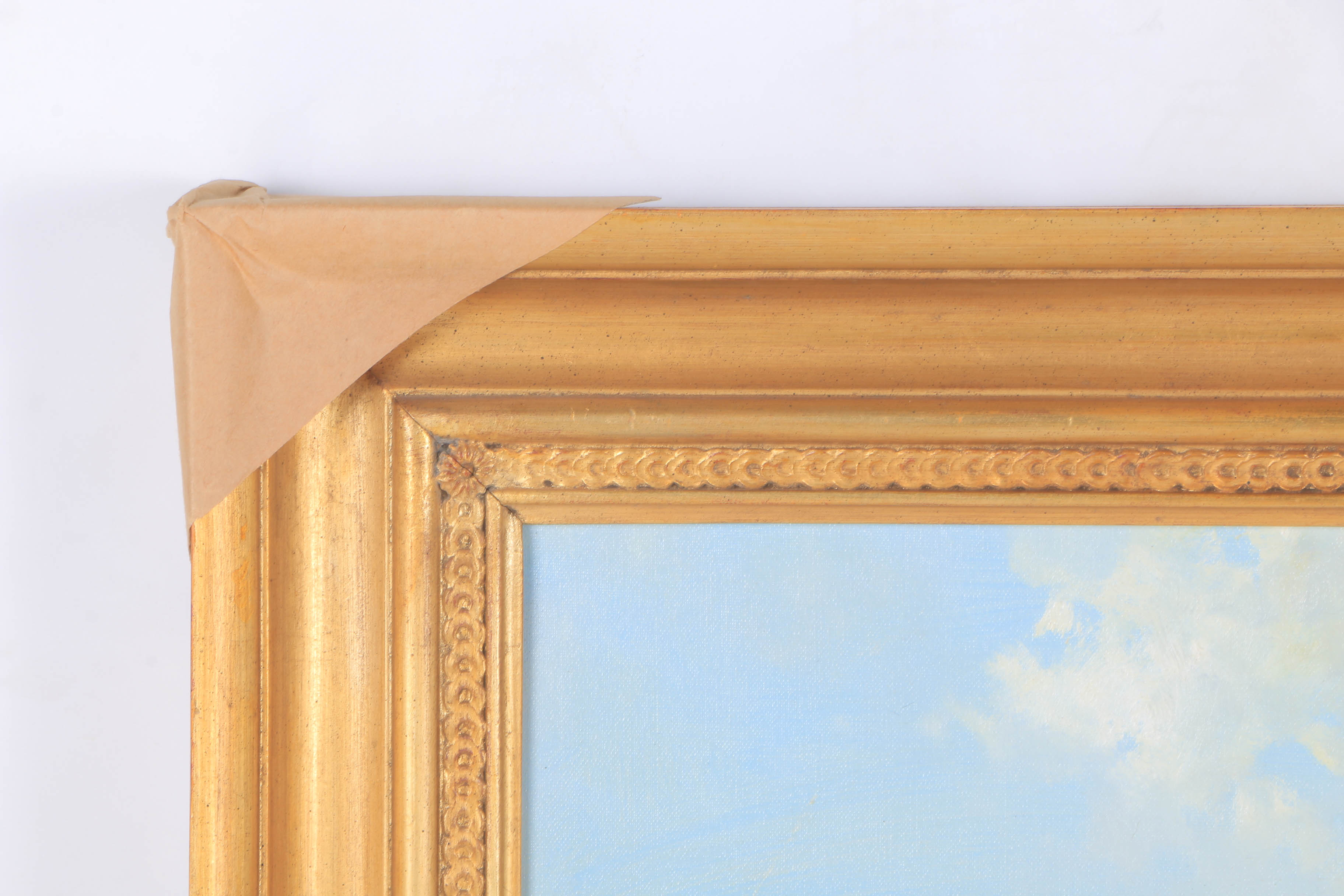 Curd Heyden Oil Painting on Canvas "Hunt Scene"