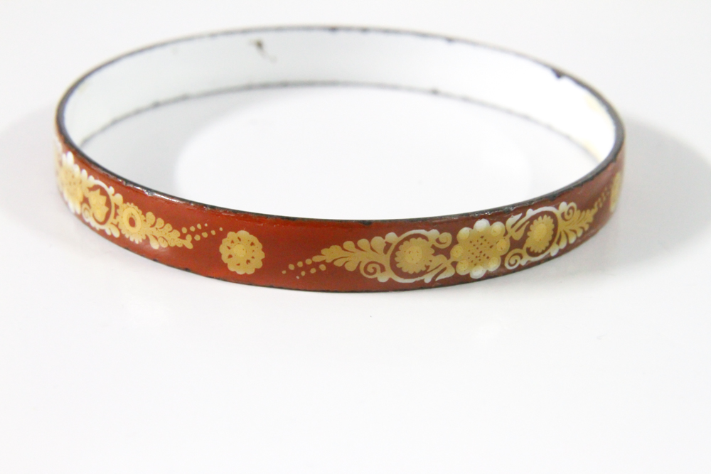 Vintage Enamel Bangle Bracelets