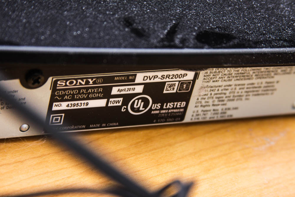 RCA 26" Television and Sony DVD Player