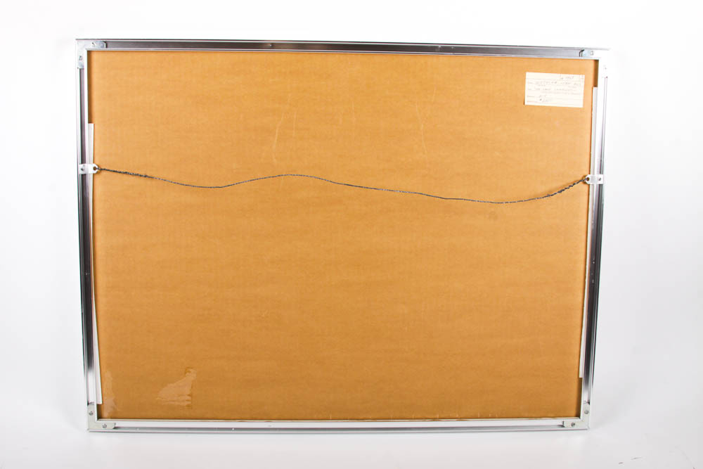 Original Jean Alvs Wetzler "On Lake Charlevoix" Watercolor