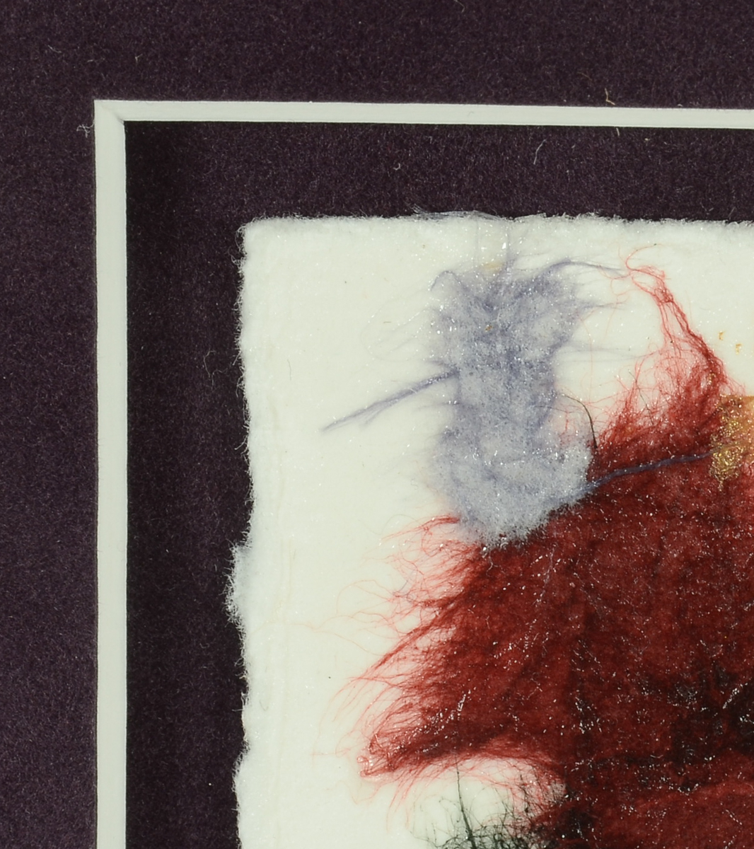 Sylvia Thompson Outland Original Signed Handmade Paper Collage