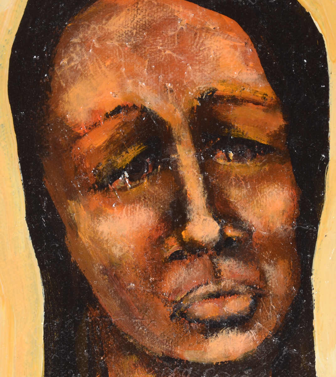 Sue Norton Kent Signed Original Acrylic Portrait on Canvas Board