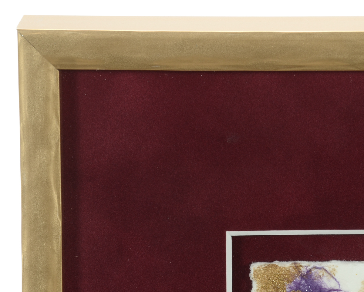 Sylvia Thompson Outland Original Signed Handmade Paper Collage