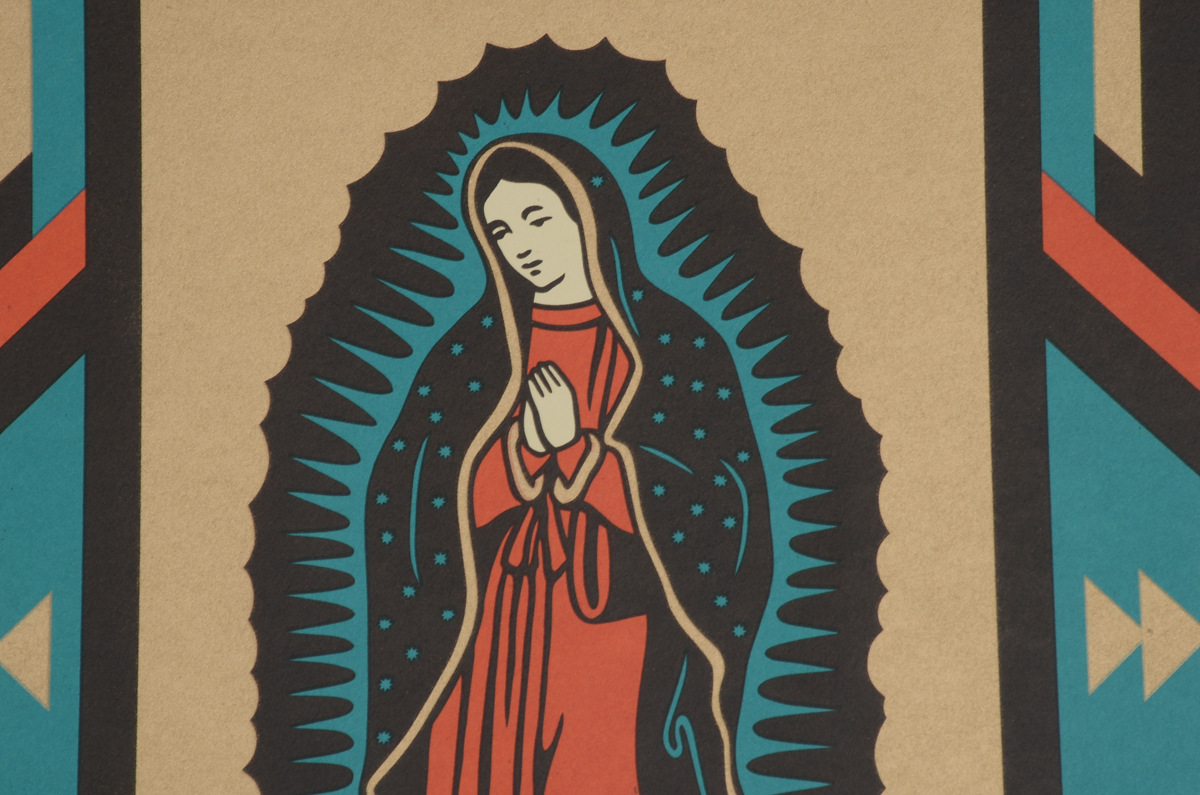 Ernesto Yerena Signed Limited Edition 2015 Serigraph "Virgen De Las Estrellas"