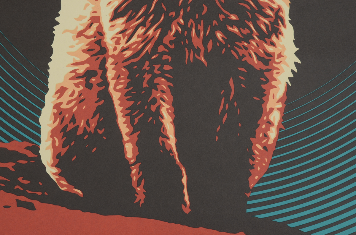 Ernesto Yerena Signed Limited Edition 2015 Serigraph "Luna Fox"