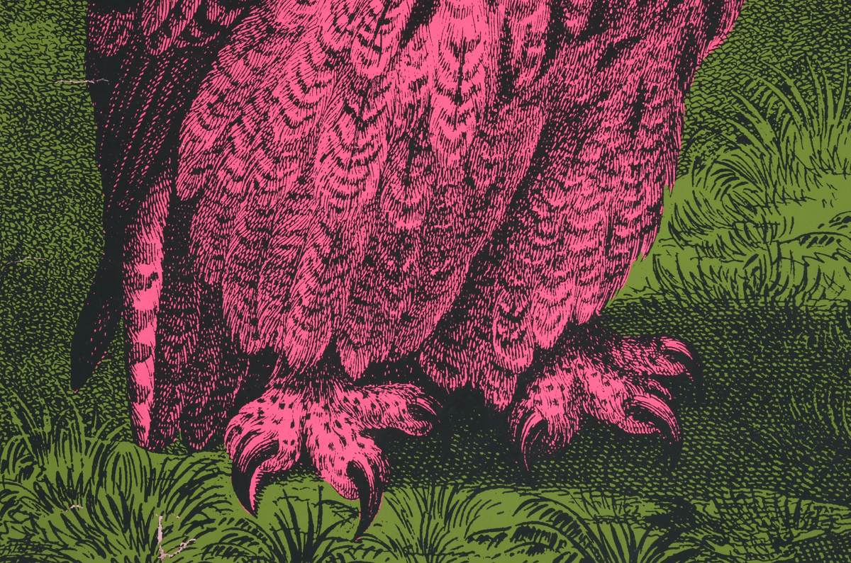 Tiber Press 1969 Serigraph "Mr. Owl"