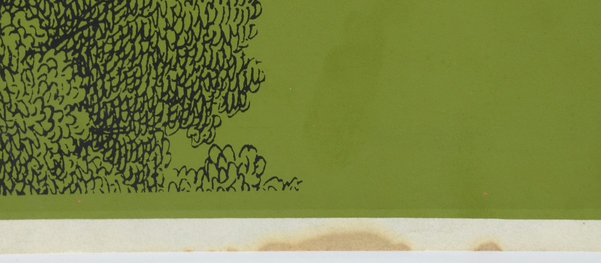 Tiber Press 1969 Serigraph "Mr. Owl"