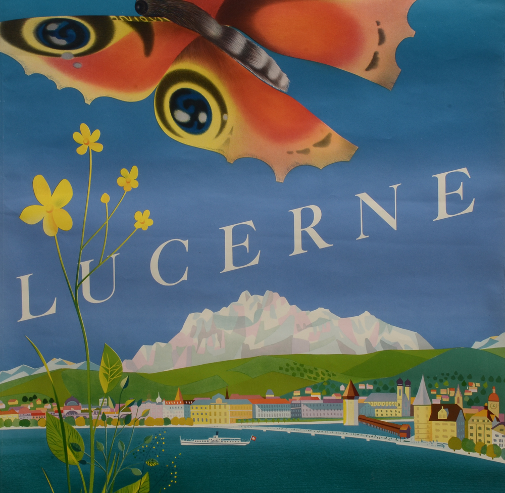 Three Original Vintage Travel Posters